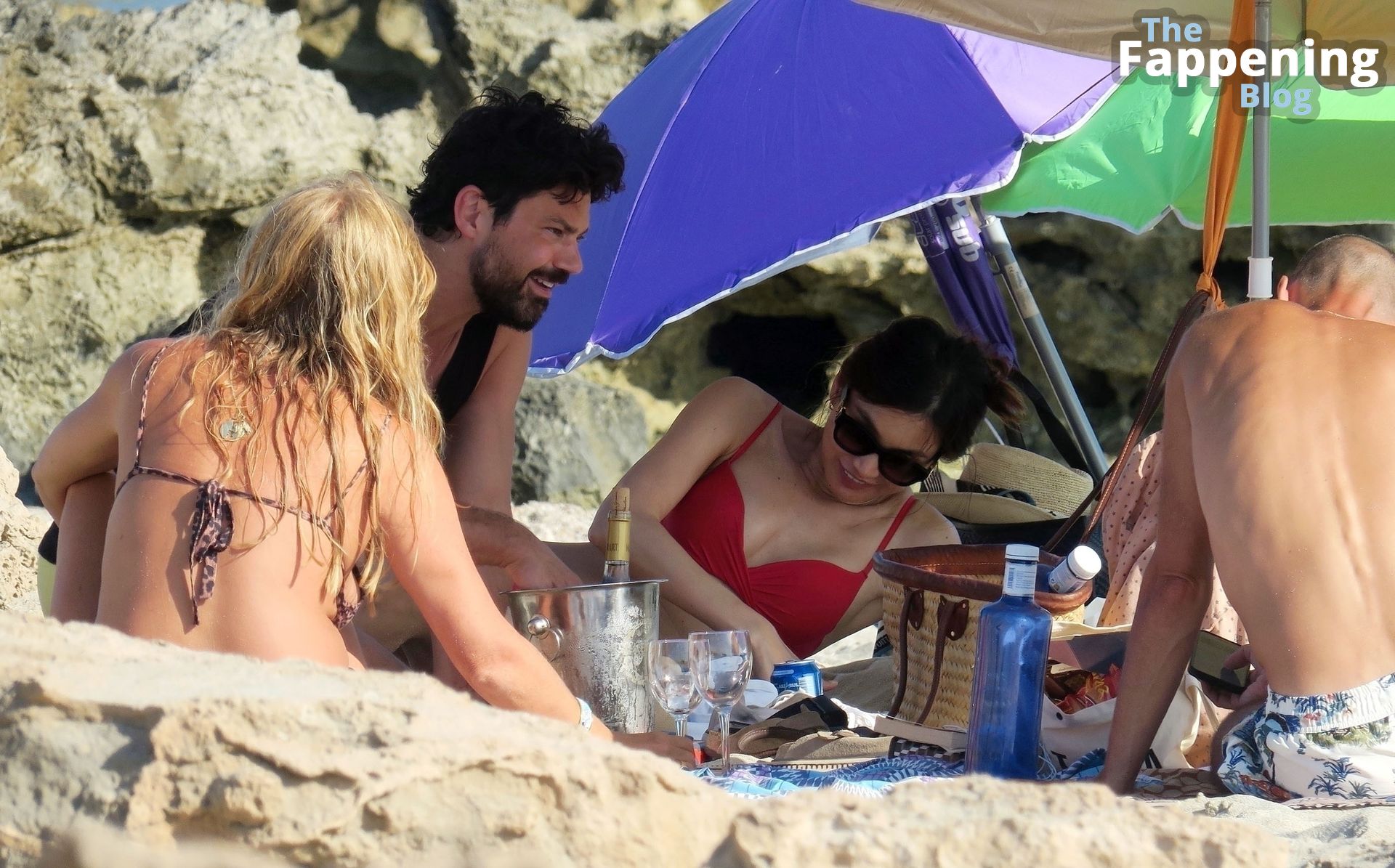 Gemma Chan &amp; Dominic Cooper Lock Lips During Their Holiday Out in Formentera (28 Photos)