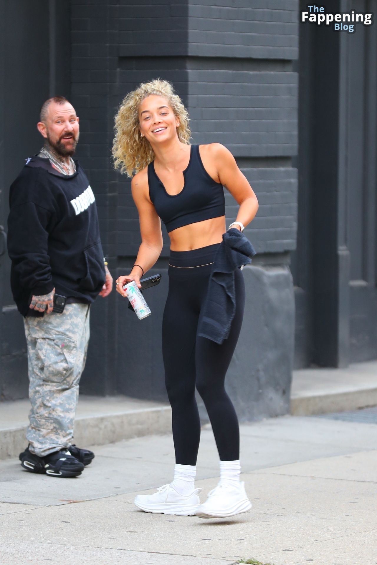 Jasmine Sanders is All Smiles After a Workout at DogPound in NYC (15 Photos)