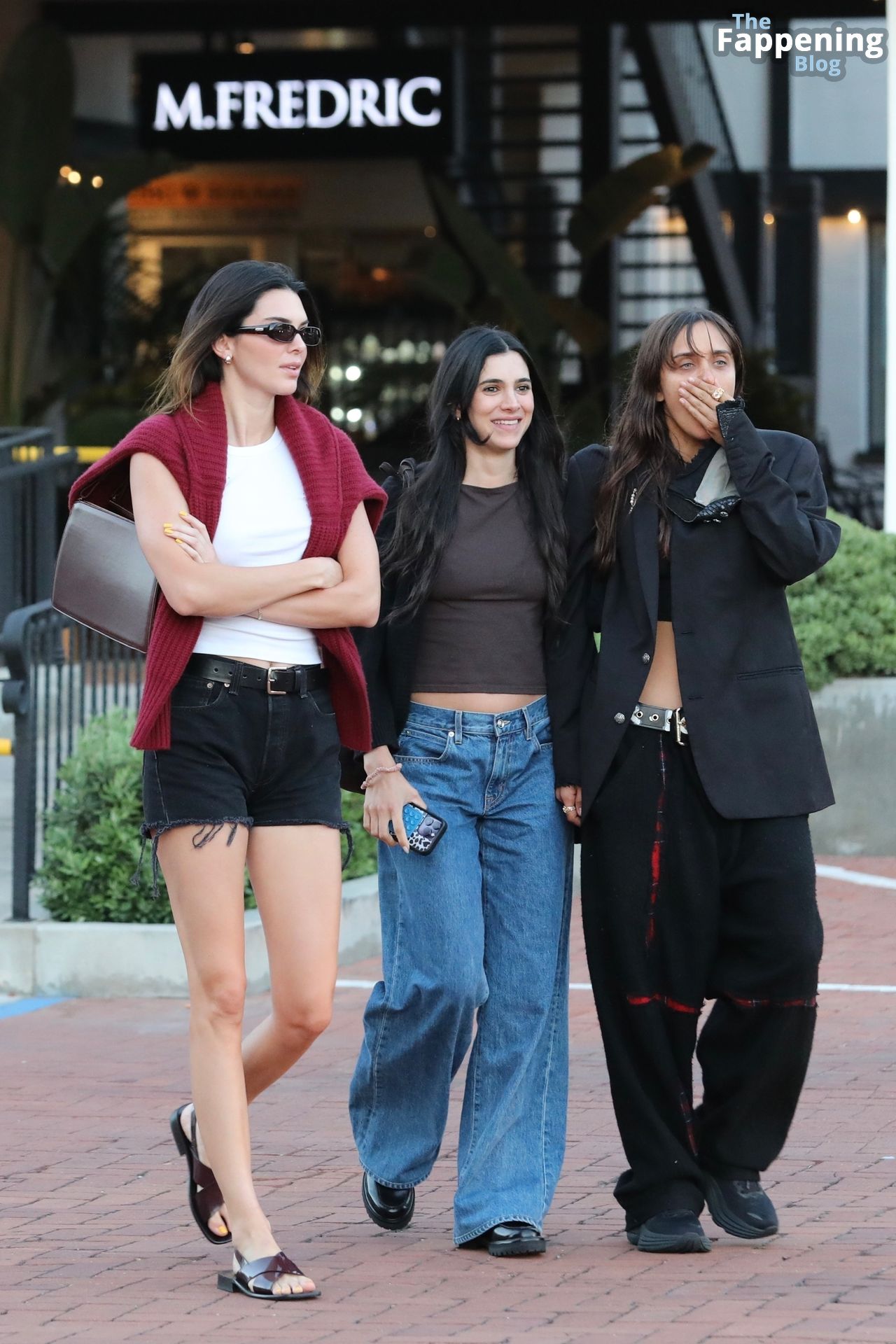 Kendall Jenner Puts on a Casual Leggy Display While Out Shopping with Friends (31 Photos)