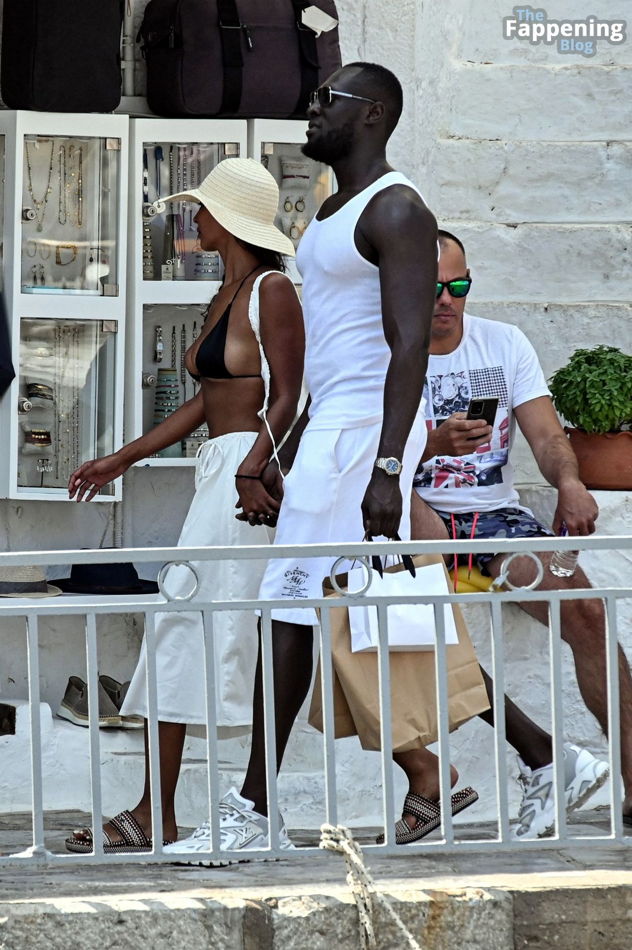 Maya Jama Looks Amazing in a Bikini Top While Holding Hands with Stormzy on Hydra Island in Greece (41 Photos)