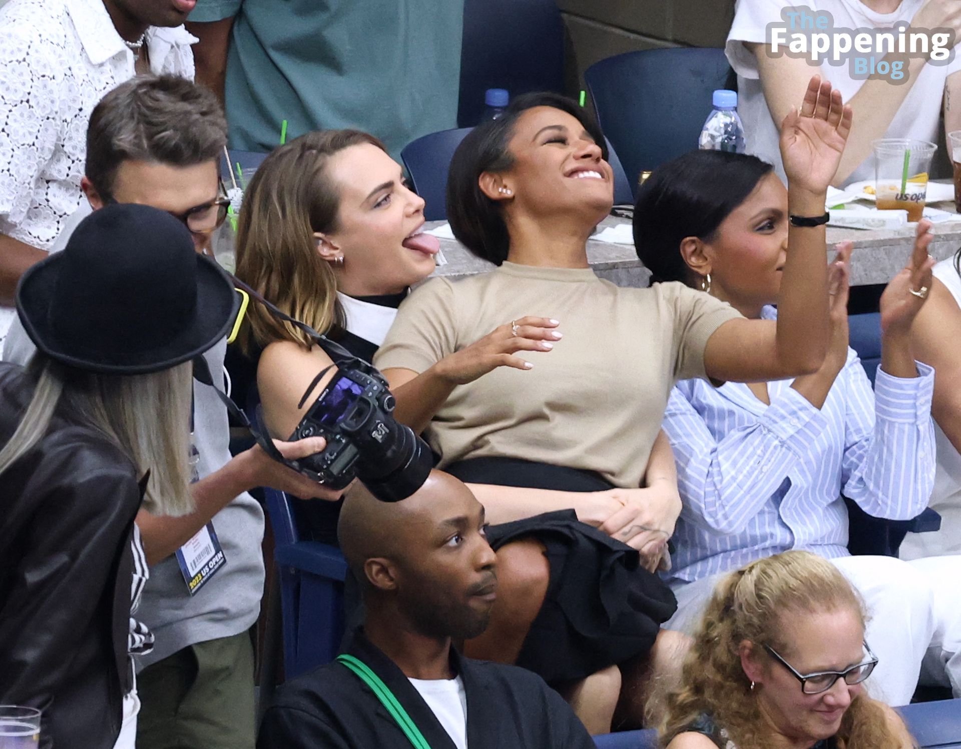 Cara Delevingne &amp; Ariana DeBose Attend US Open in NY (33 Photos)