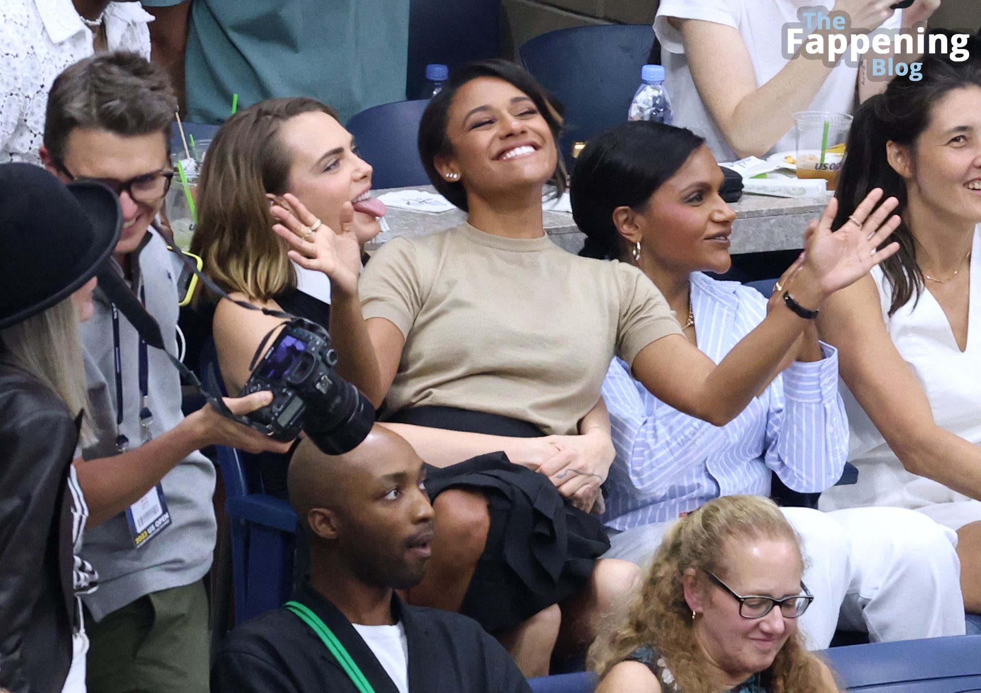 Cara Delevingne &amp; Ariana DeBose Attend US Open in NY (33 Photos)