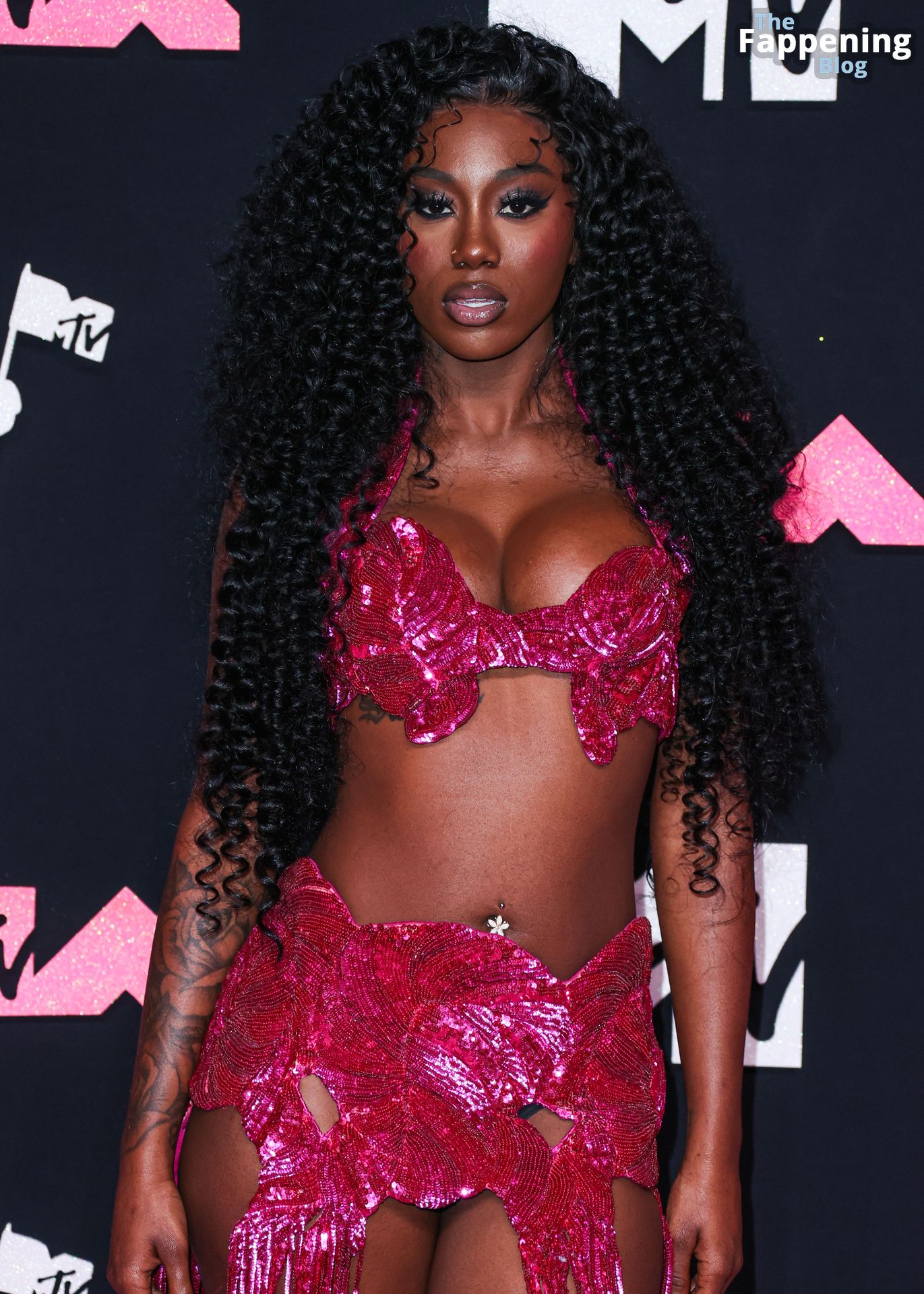 Flo Milli Displays Nice Cleavage at the 2023 MTV Video Music Awards (19 Photos)