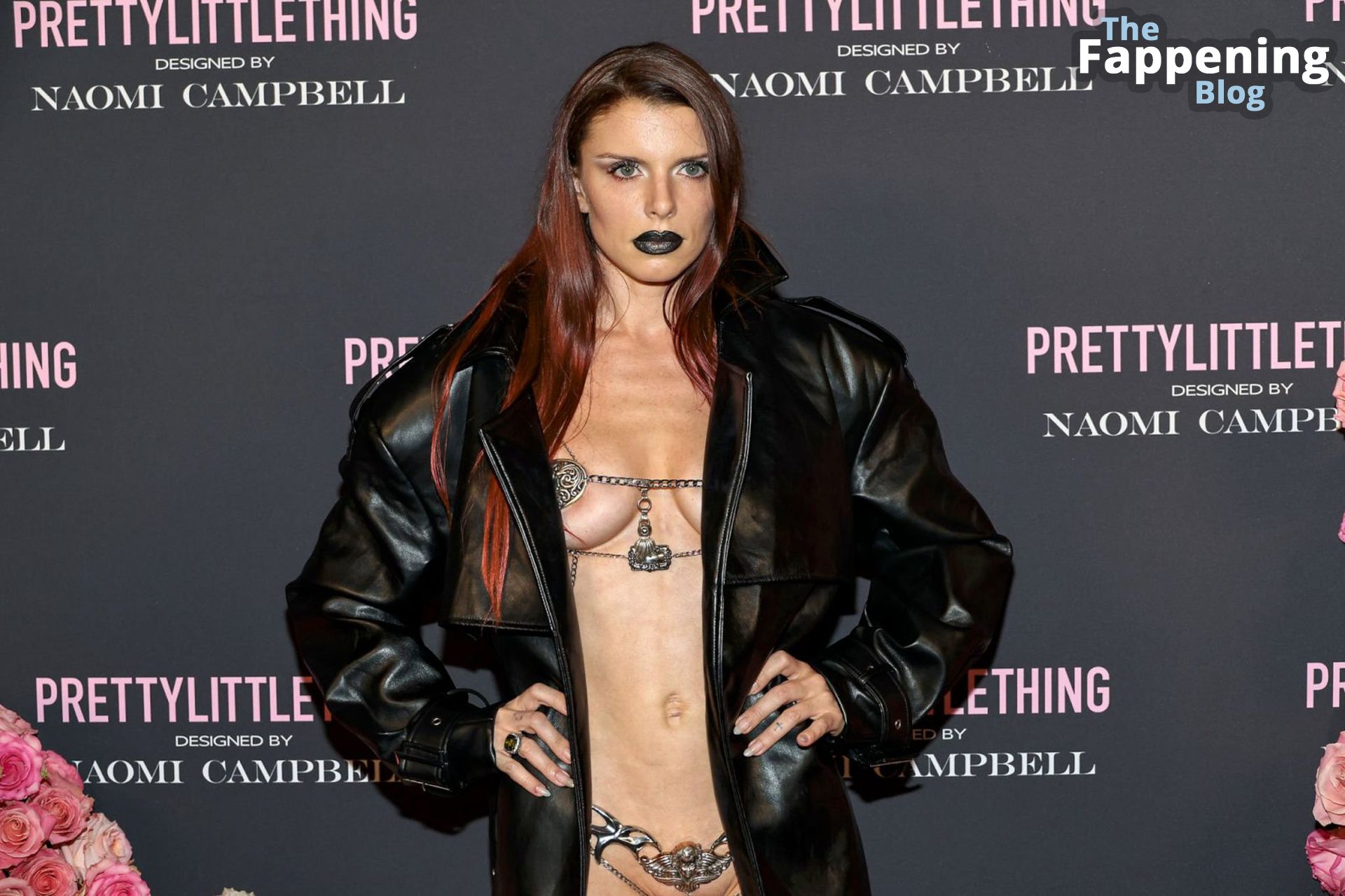 Julia Fox Flaunts Her Nude Tits &amp; Shaved Pussy at the PrettyLittleThing x Naomi Campbell Show (47 Photos)