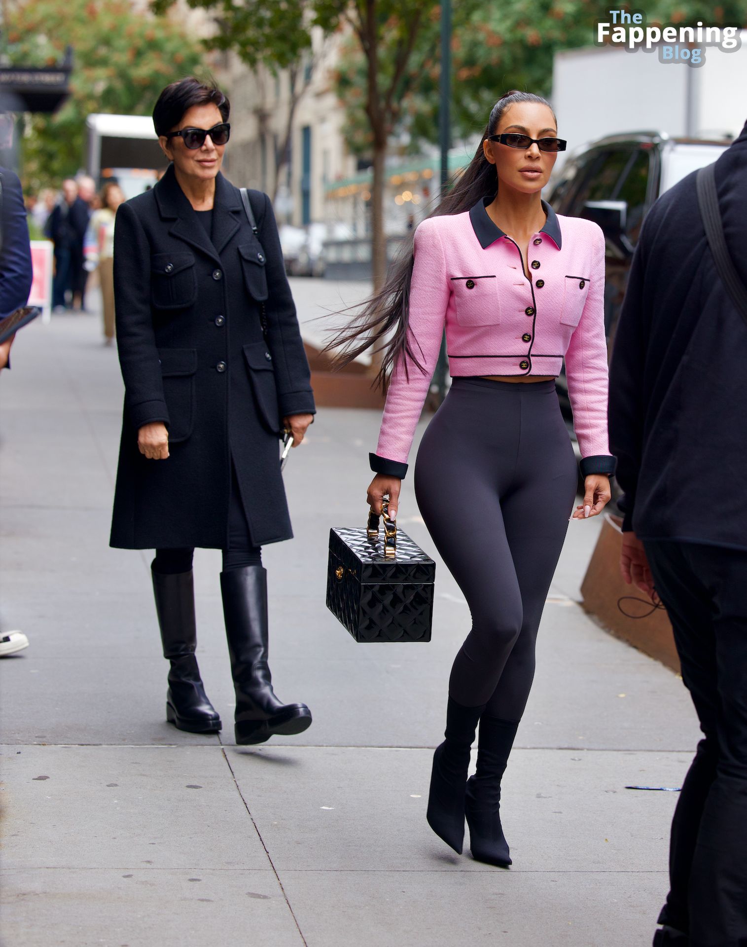 Kim Kardashian Looks Chic in a Pink Chanel Jacket While Out in Brooklyn (56 Photos)