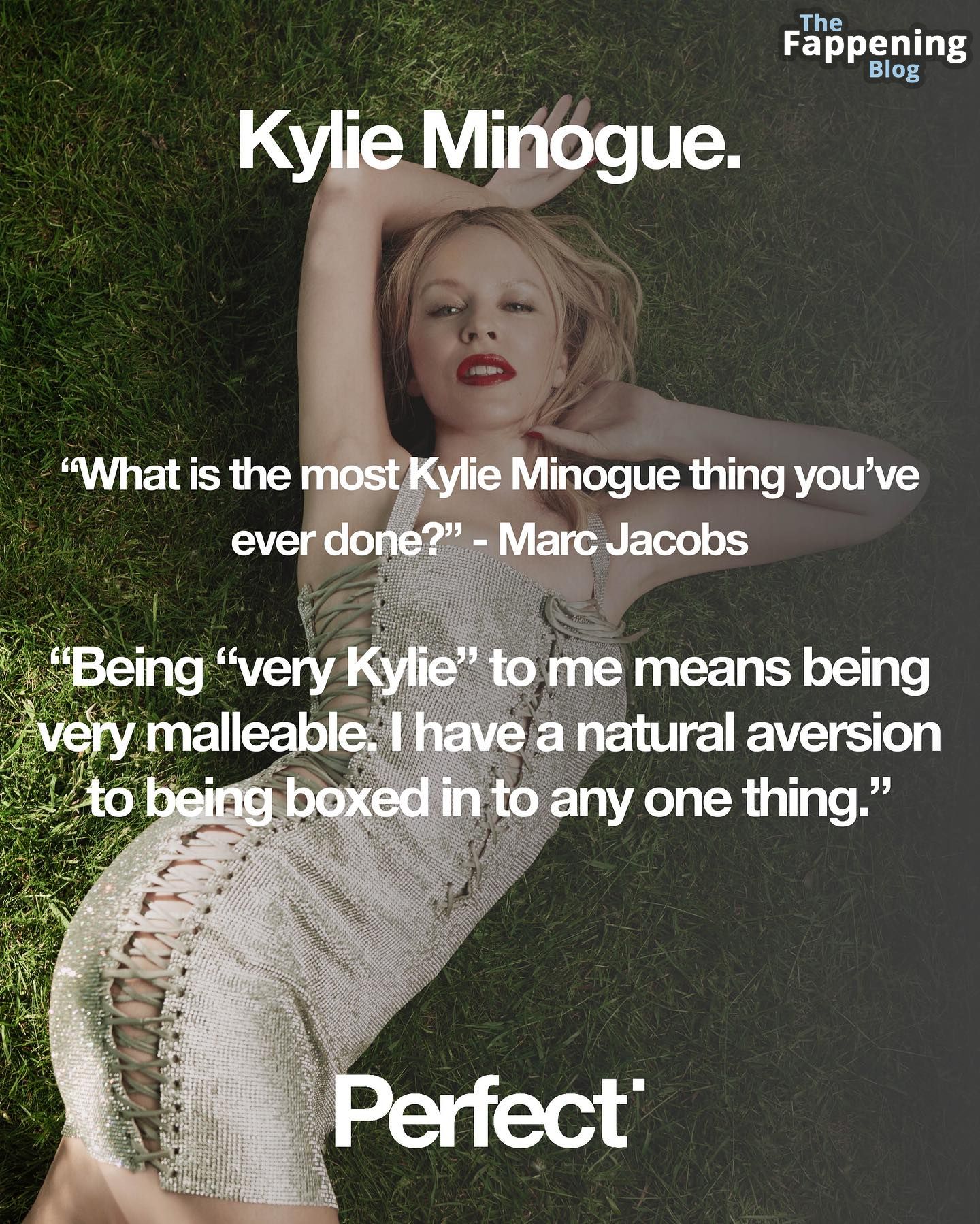 Kylie Minogue Sexy – Perfect Magazine (7 Photos + Video)