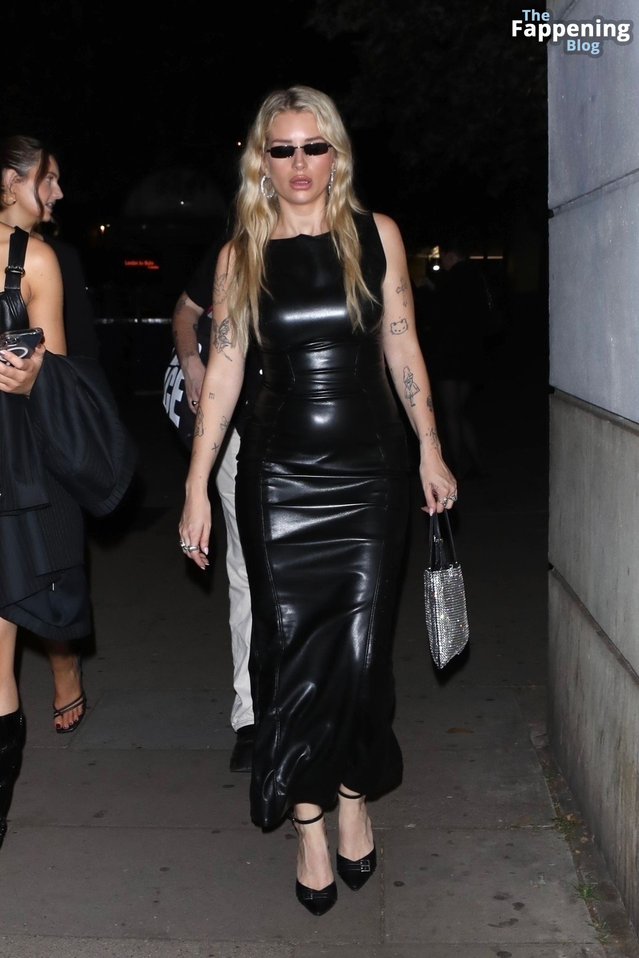 Lottie Moss Looks Hot in a Leather Dress as She Exits Rita Ora’s Fashion Event in London (68 Photos)