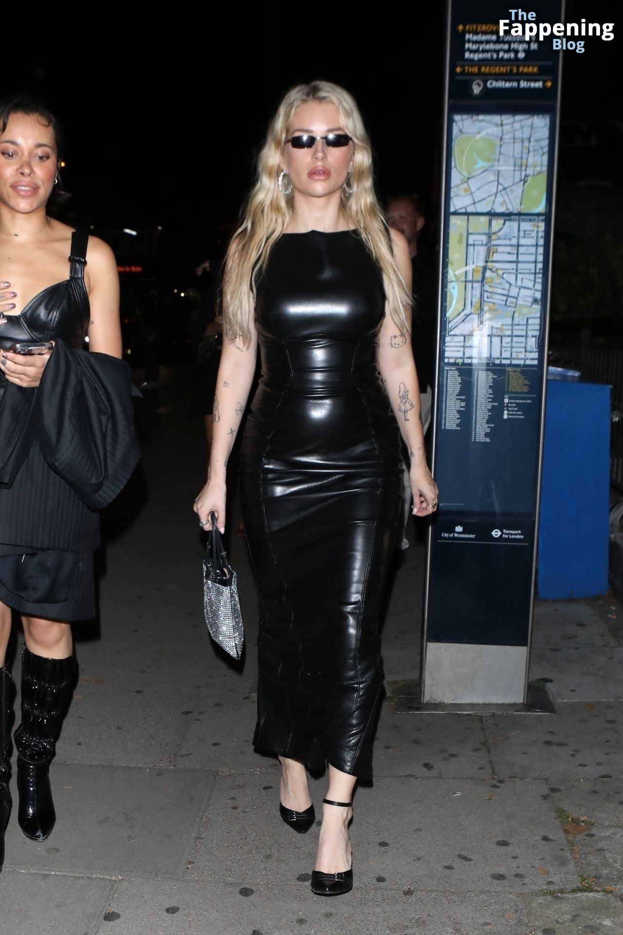Lottie Moss Looks Hot in a Leather Dress as She Exits Rita Ora’s Fashion Event in London (68 Photos)