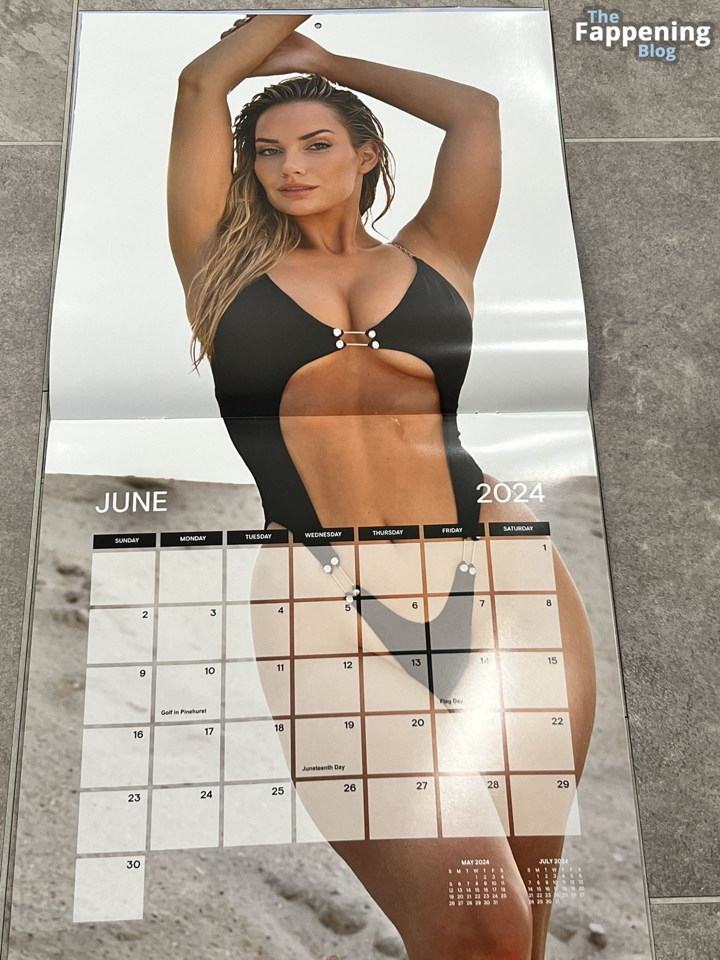 Paige Spiranac Sexy &amp; Topless – 2024 Calendar (15 Photos)