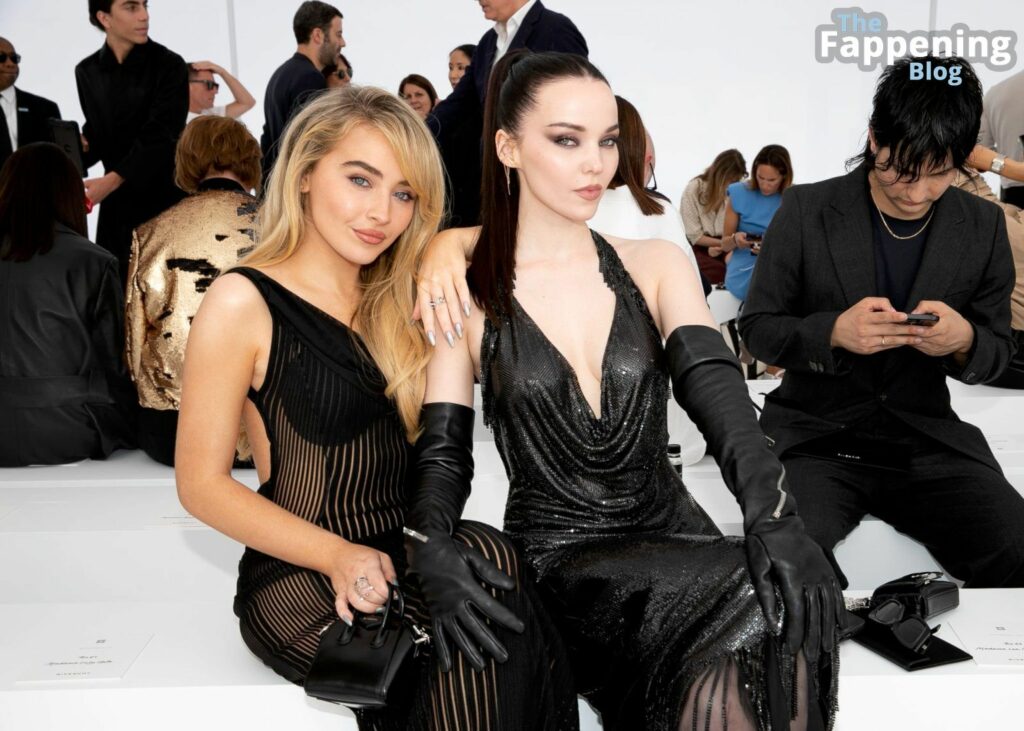 Sabrina Carpenter Looks Pretty In A Sheer Dress At The Givenchy Ss 2024 Show 22 Photos 1592