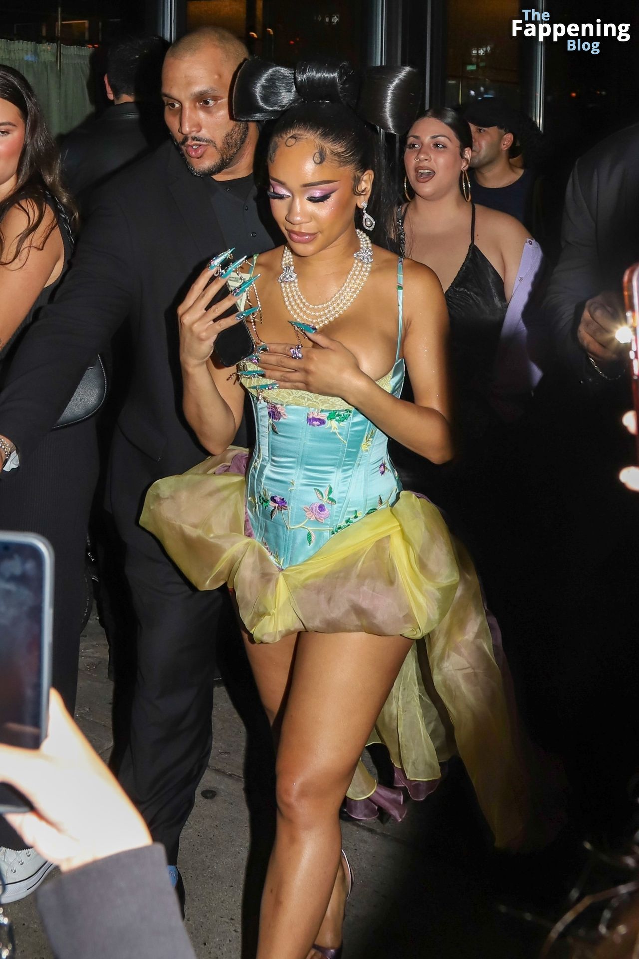 Busty Saweetie Exits the VMA’s After Party in NYC!