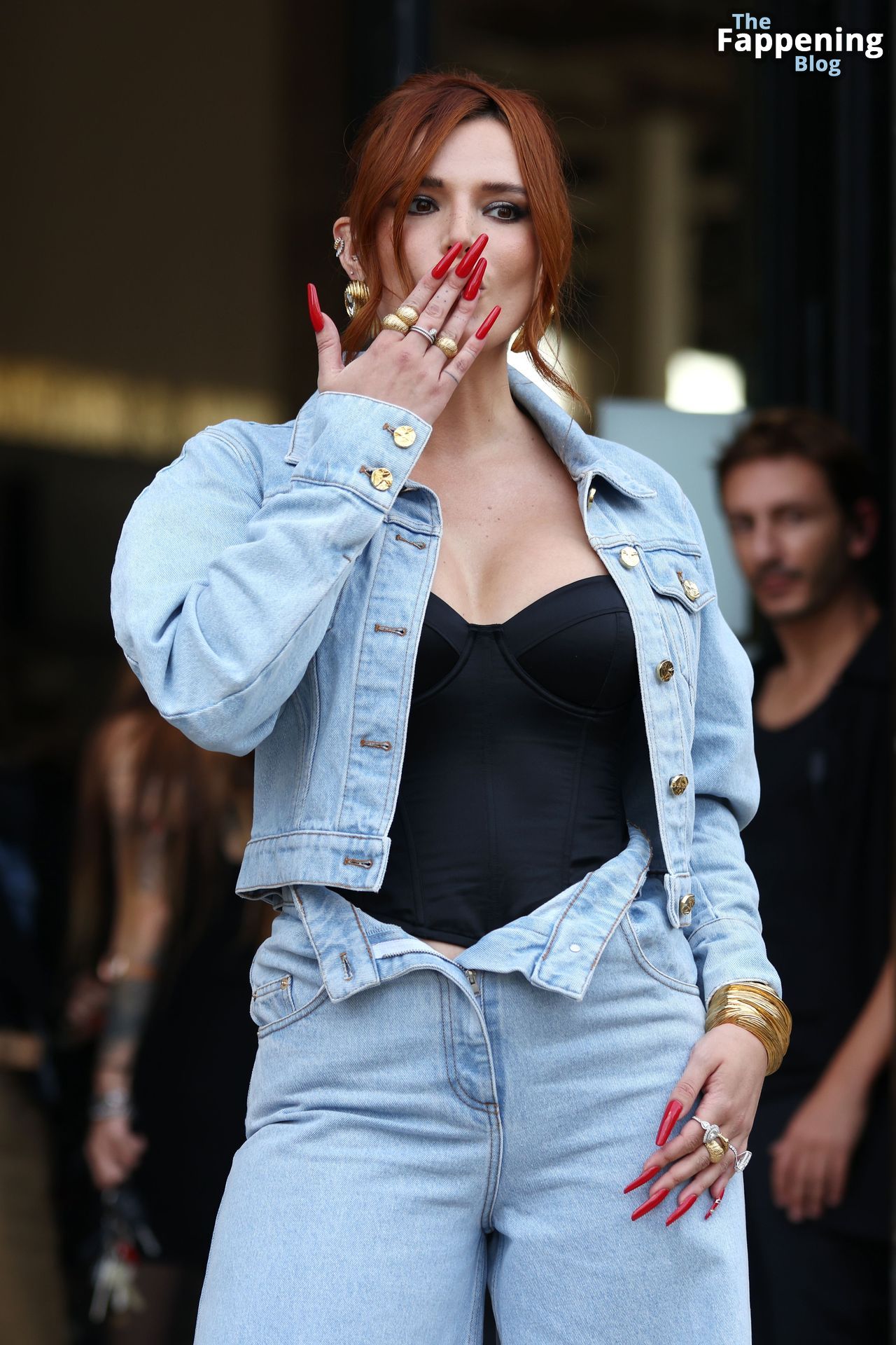 Bella Thorne Showcases Nice Cleavage in Paris (22 Photos)