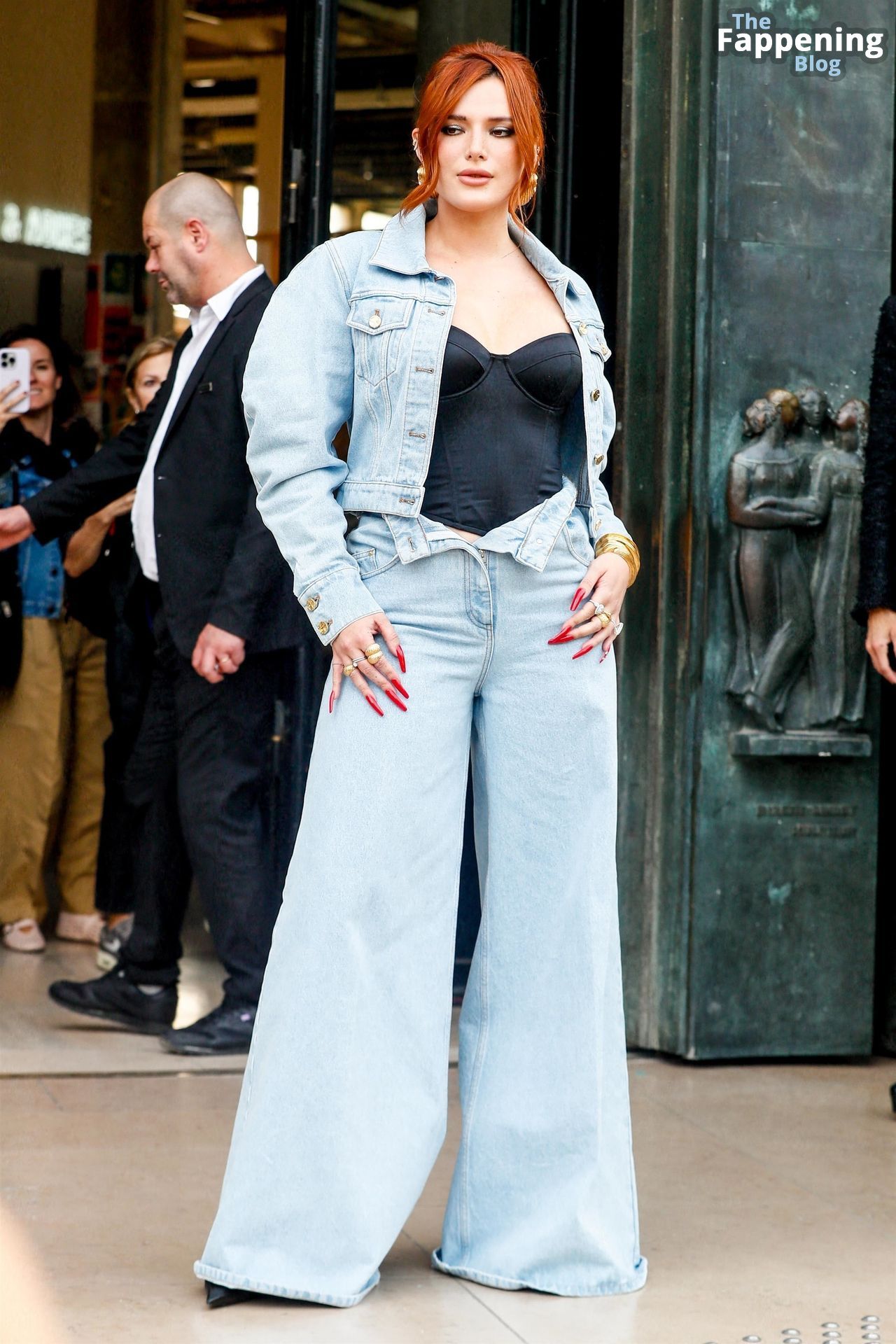 Bella Thorne Showcases Nice Cleavage in Paris (22 Photos)