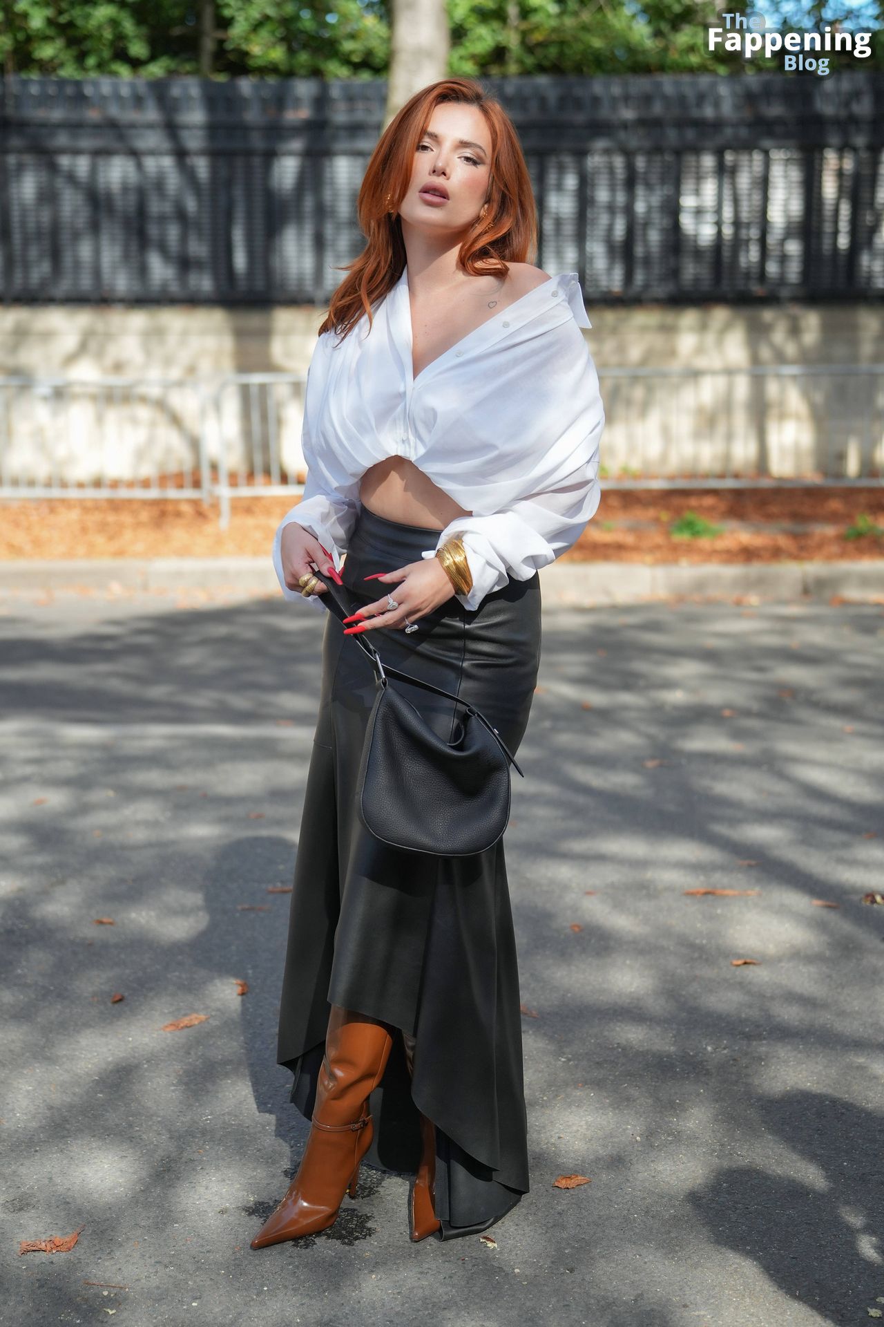 Bella Thorne Attends the Akris Womenswear Show in Paris (45 Photos)