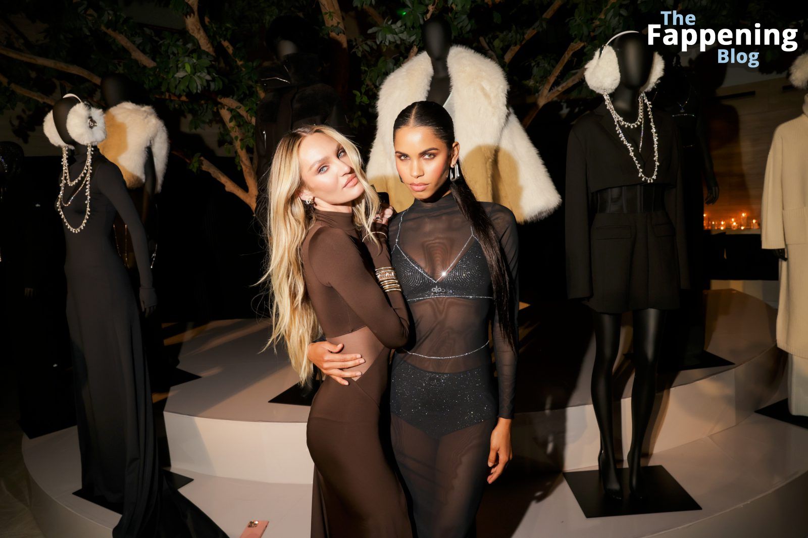 Candice Swanepoel Looks Pretty in a Tight Dress at the Alo Atelier Launch (8 Photos)