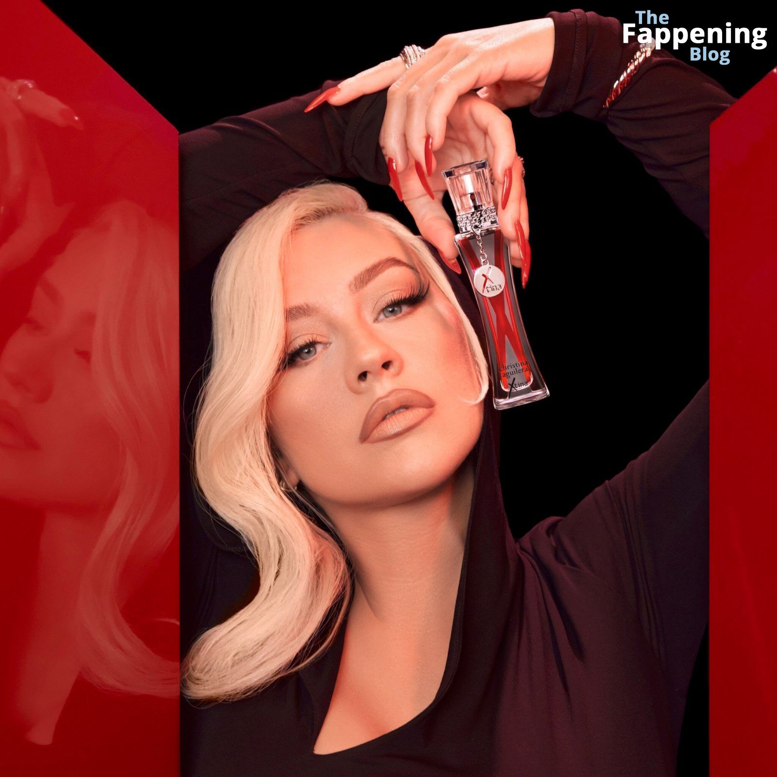 Christina Aguilera Promotes Her Xtina Fragrance (6 Photos)