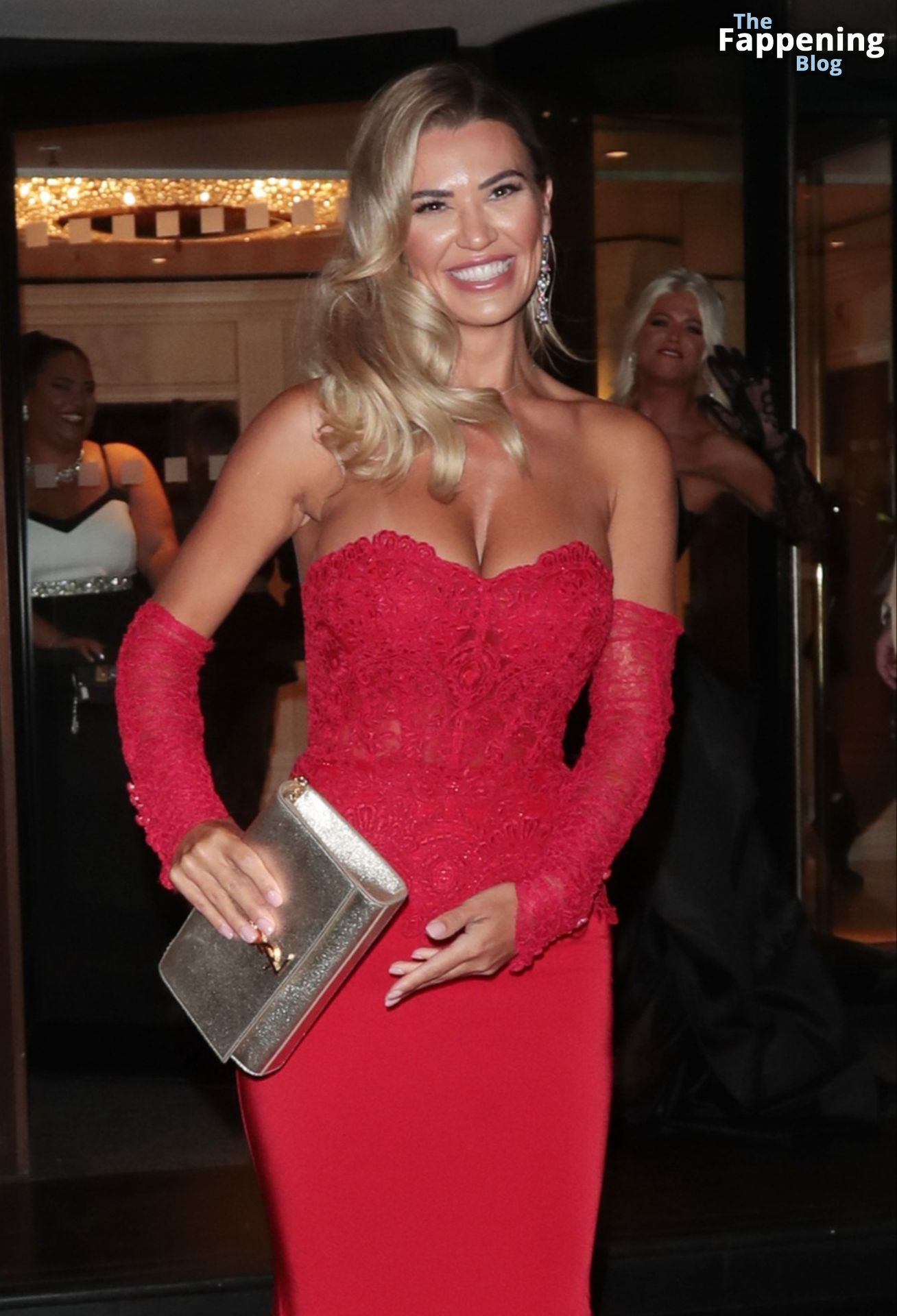 Christine McGuinness Looks Hot in a Red Dress at the Pride of Britain Awards (52 Photos)