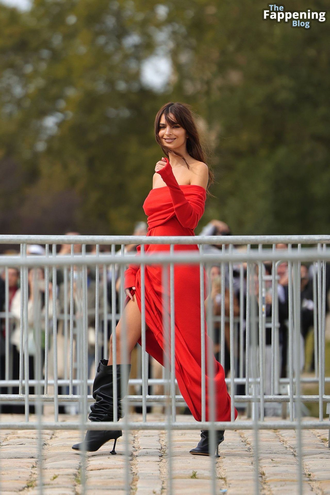 Emily Ratajkowski Looks Hot in a Red Dress (64 Photos)