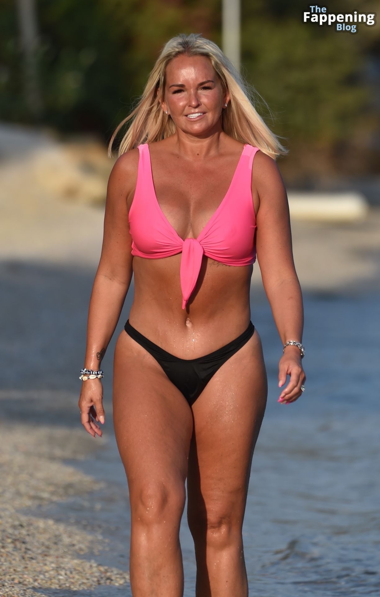 Jennifer Ellison Shows Off Her Sexy Figure in a Pink Bikini While on Holiday in Turkey (49 Photos)