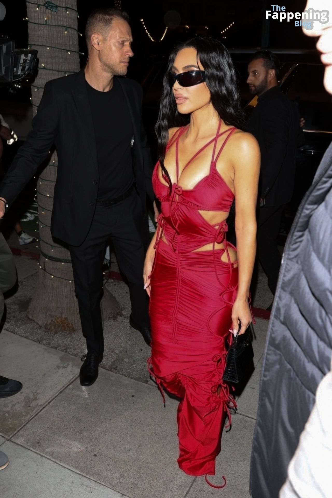 Kim Kardashian Sexy Tits Dress 1