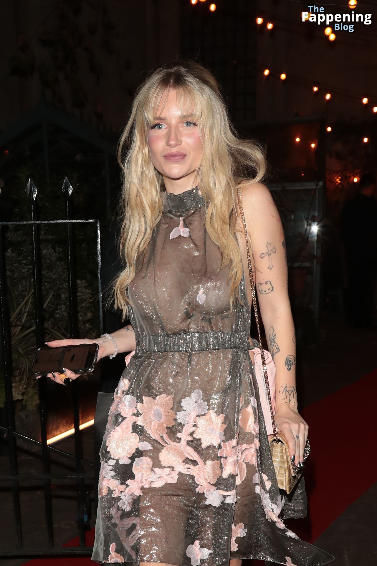Lottie Moss Flaunts Her Nude Boobs as She Exits the Glamour Women of the Year Awards (44 Photos)