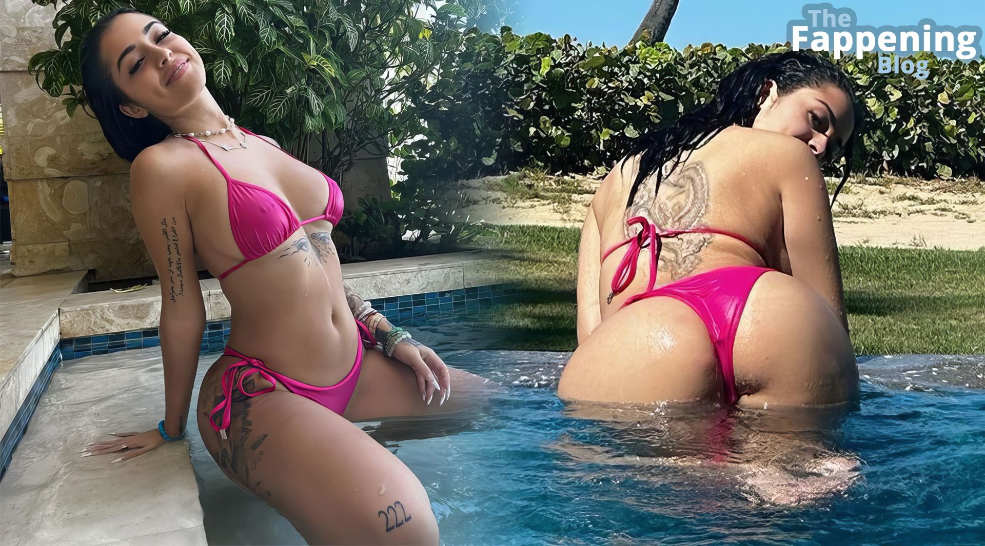 Malu Trevejo Displays Her Sexy Bikini Body in the Pool (11 Photos)