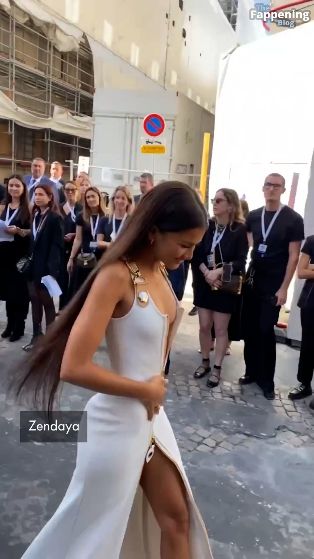 Zendaya Stuns in a White Dress at the Louis Vuitton Womenswear Spring/Summer Show (74 Photos + Videos)
