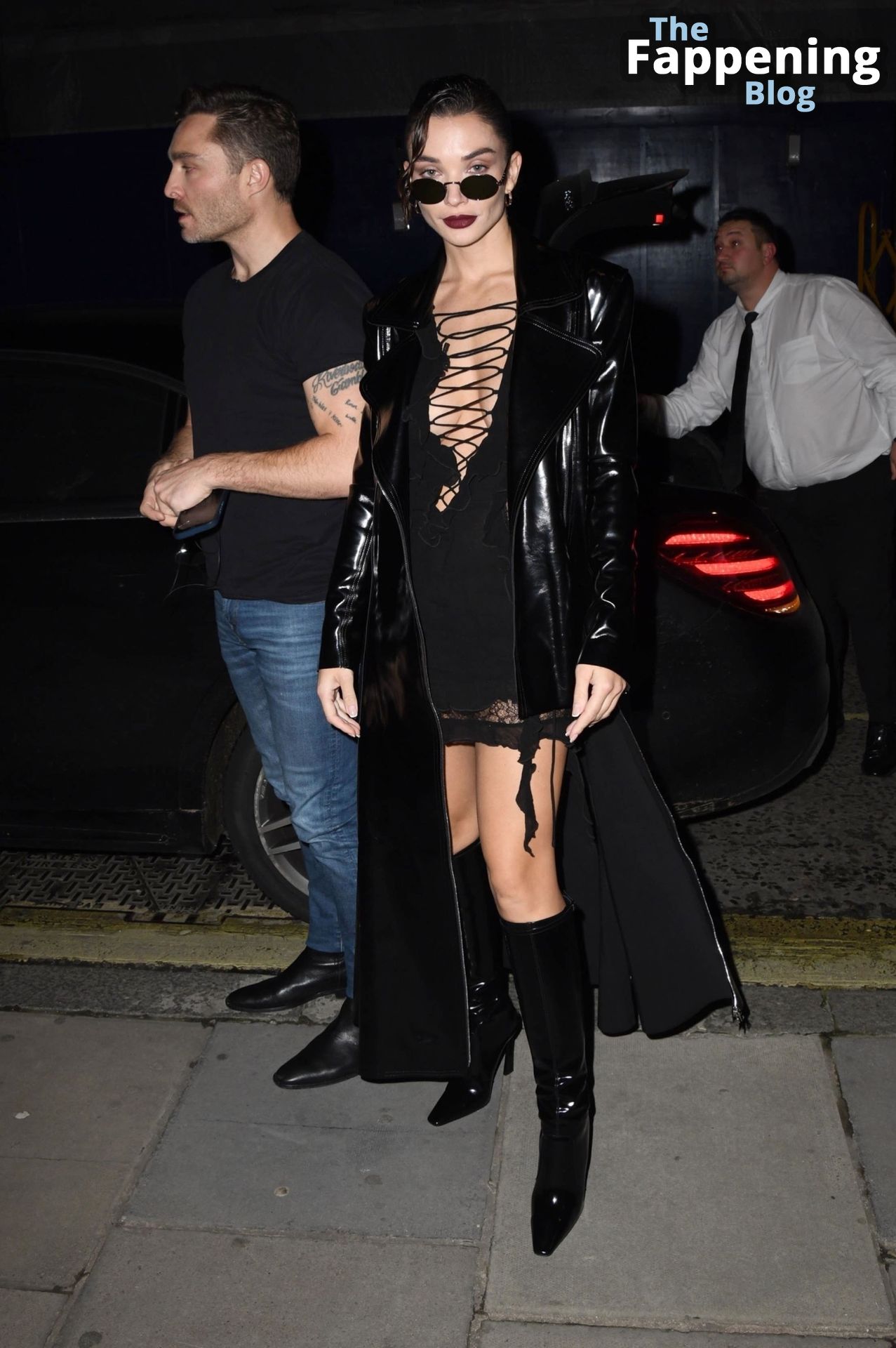 Amy Jackson Stuns During a Night Out for Dinner with Ed Westwick in London (8 Photos)