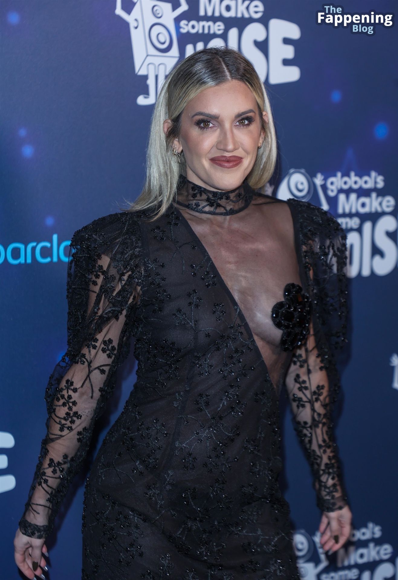 Ashley Roberts Goes Braless in a Lace Dress at Global’s Make Some Noise Charity Gala (39 Photos)