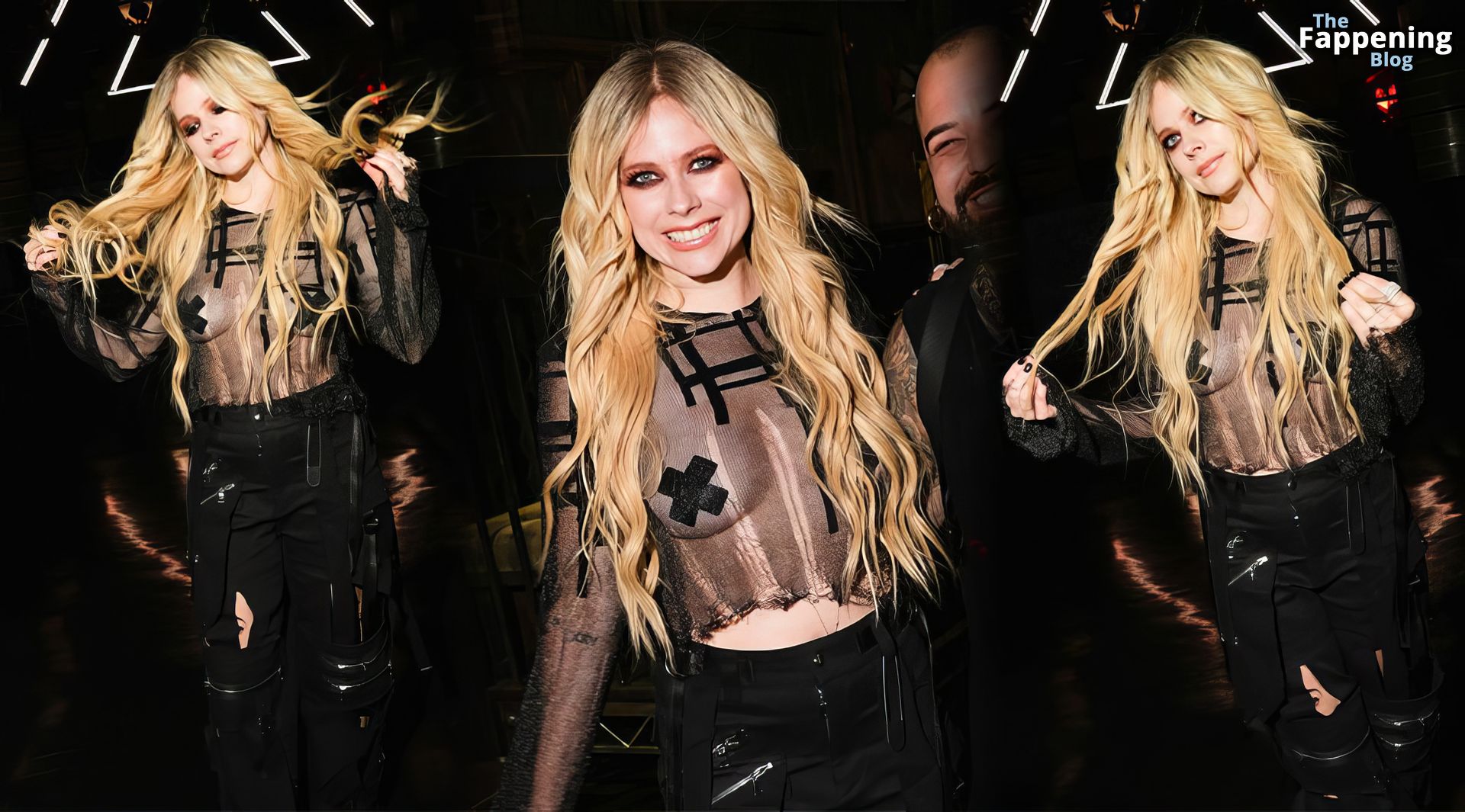 Avril Lavigne Shows Off Her Tits The Th Anniversary Celebration Of