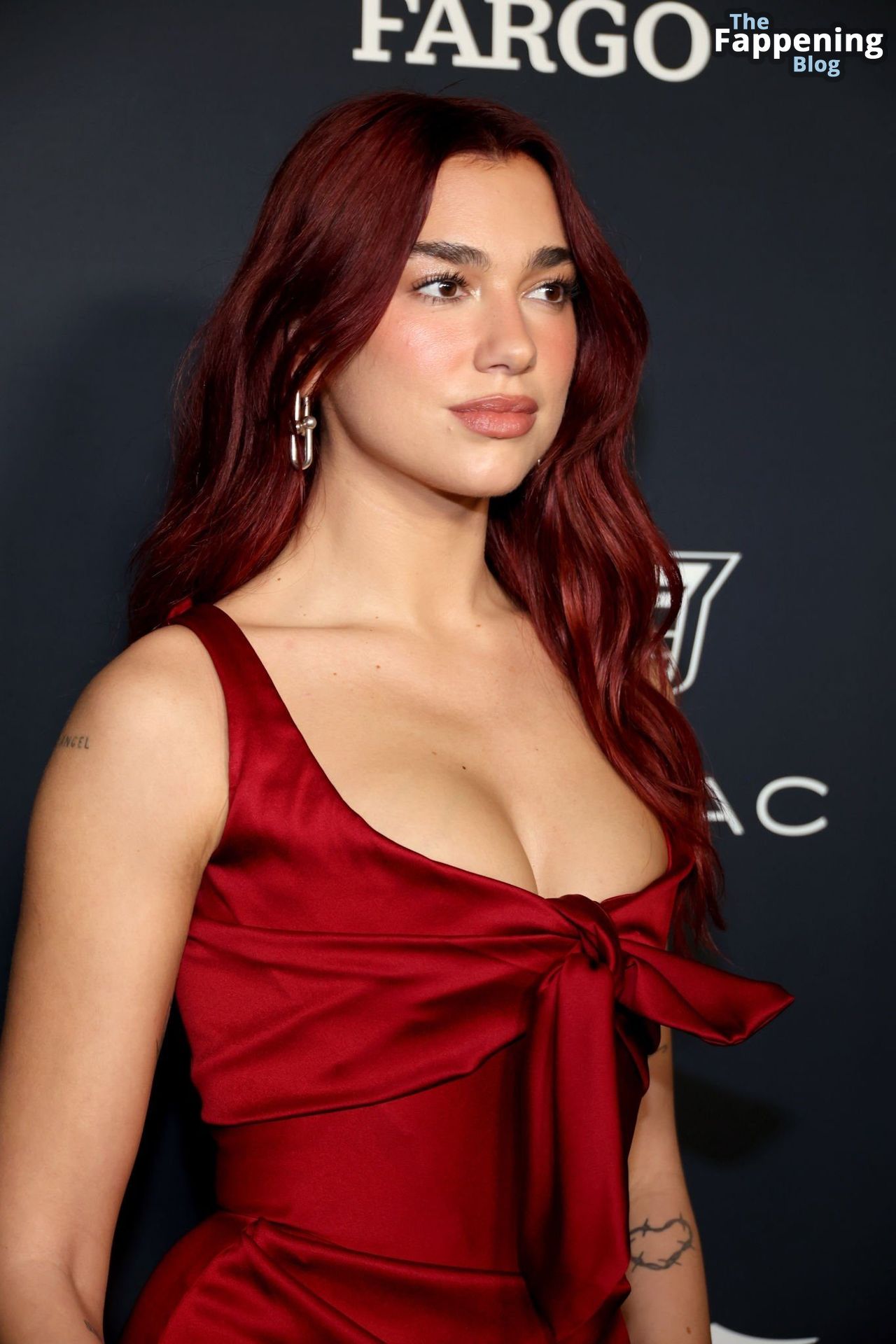 Dua Lipa Looks Hot in a Red Dress at the Variety Power of Women Event (32 Photos)