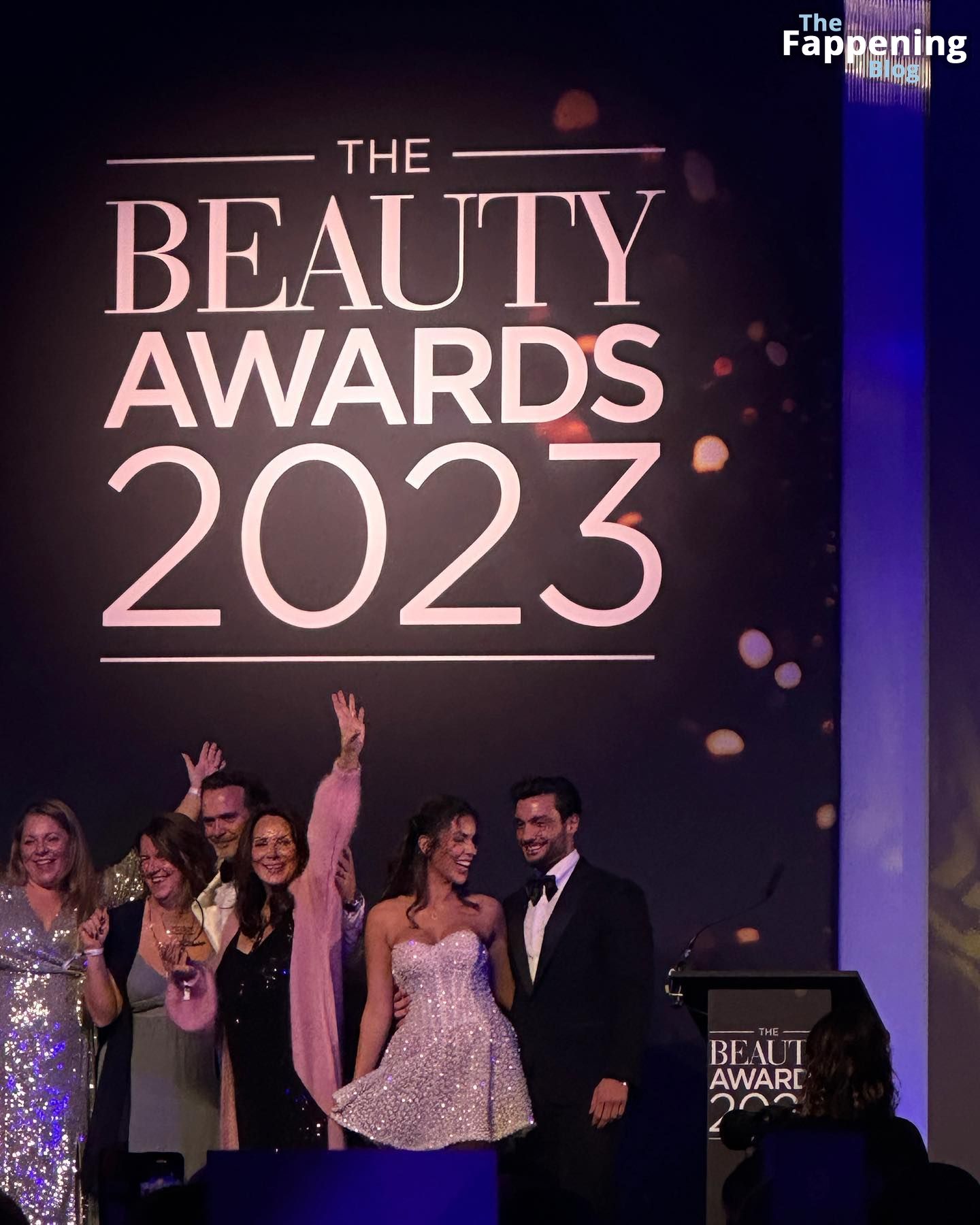 Ekin-Su Culculoglu Flaunts Nice Cleavage at the Beauty Awards in London (17 Photos)