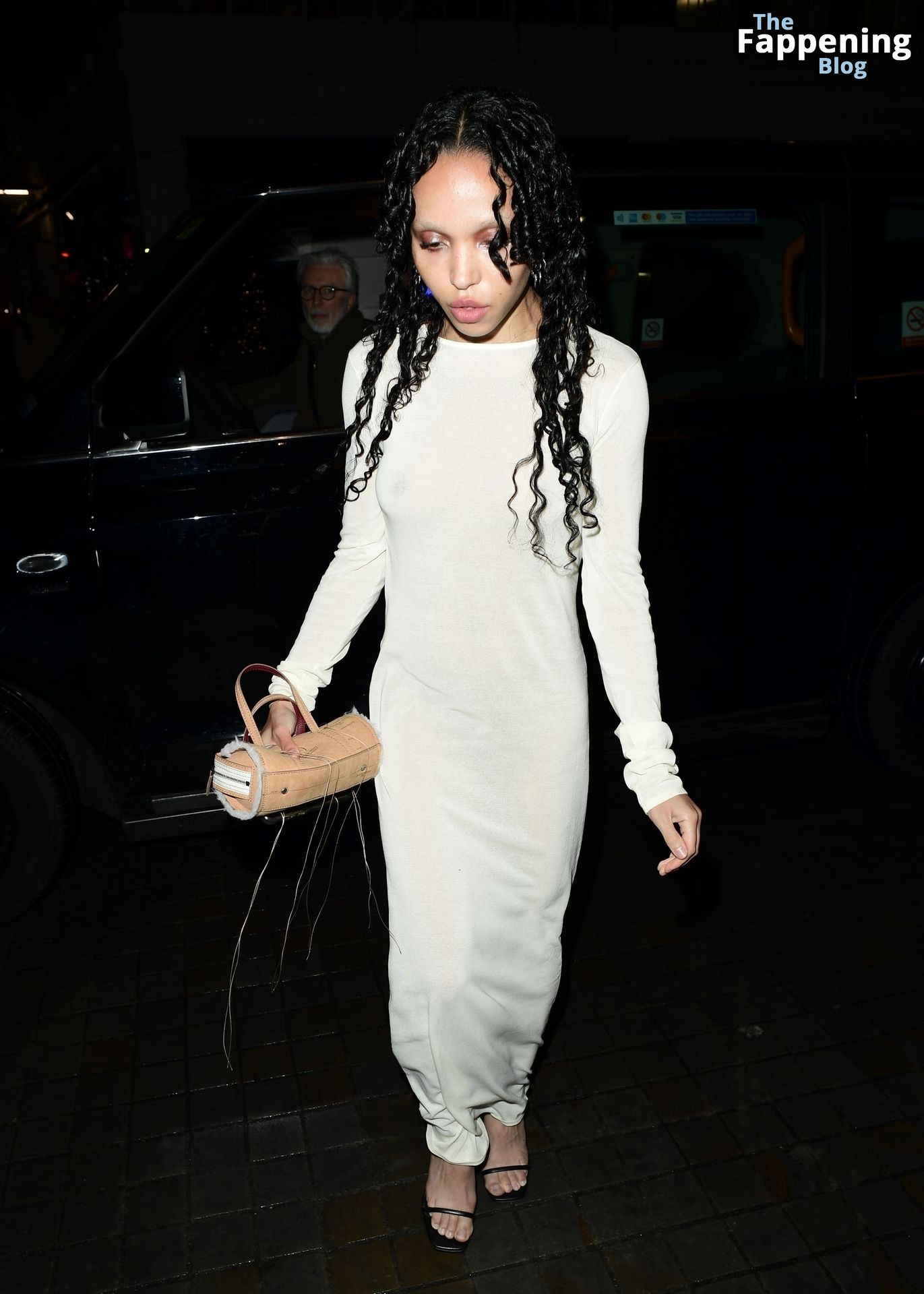 Braless FKA Twigs Exits the British Vogue’s Forces for Change Party in London (12 Photos)