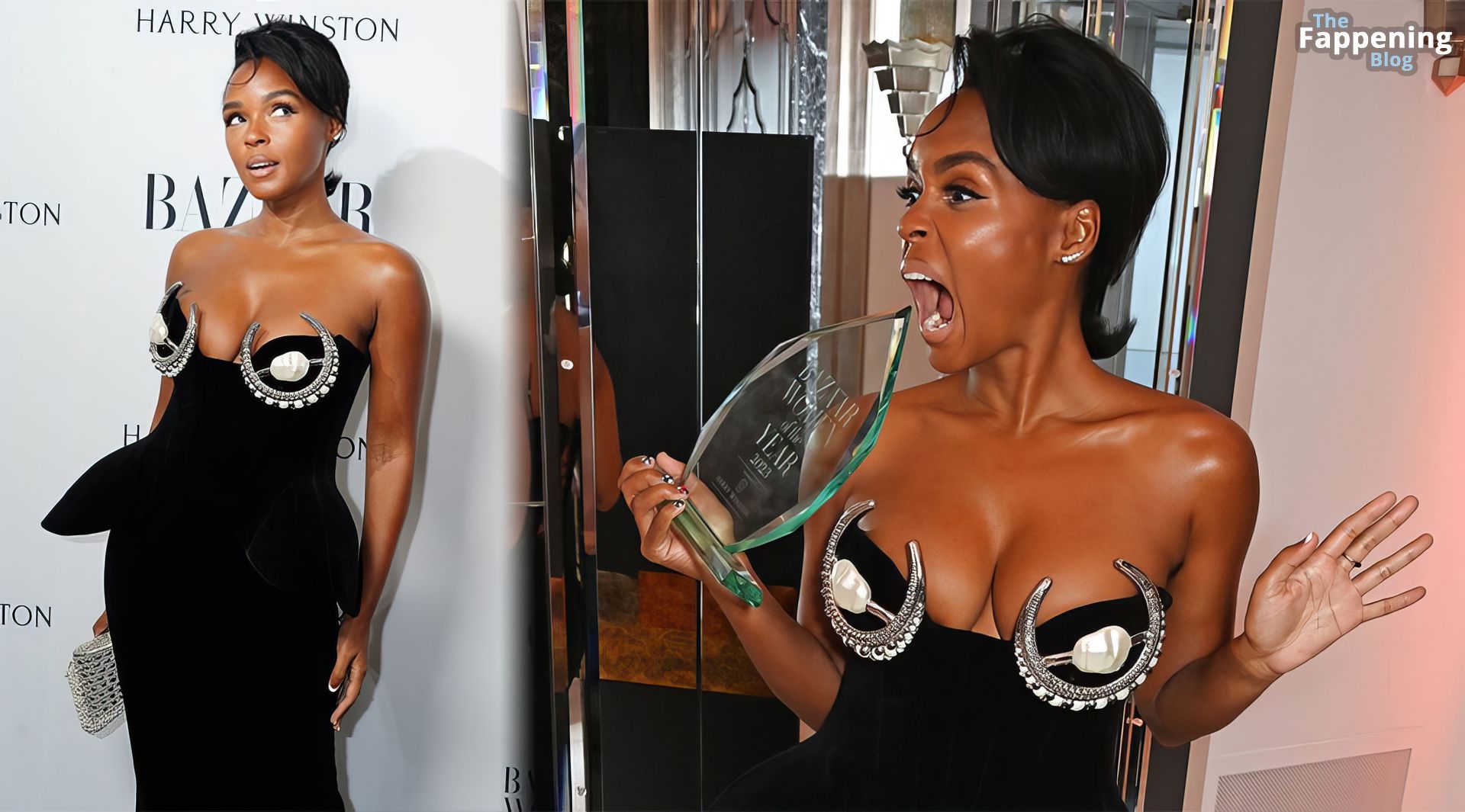 Janelle Monee Displays Her Sexy Boobs at the Harper’s Bazaar Women of the Year Awards (32 Photos)
