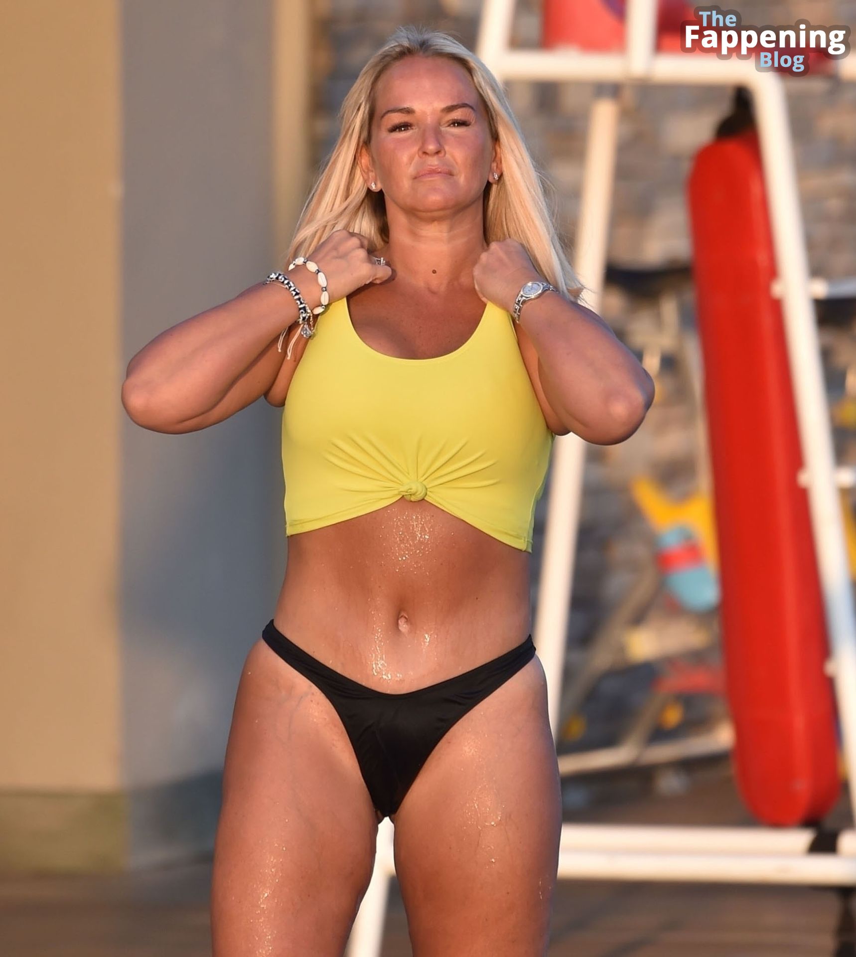 Jennifer Ellison Shows Off Her Sexy Body in Her Alluring Bikini During Holiday in Bodrum (30 Photos)