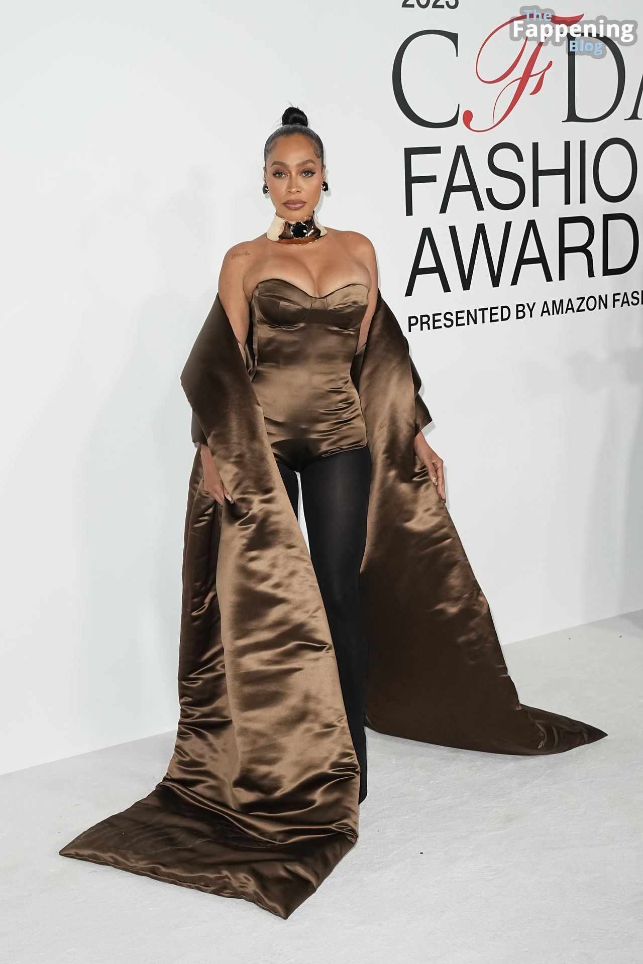 La La Anthony Displays Her Sexy Boobs at the 2023 CFDA Fashion Awards (36 Photos)