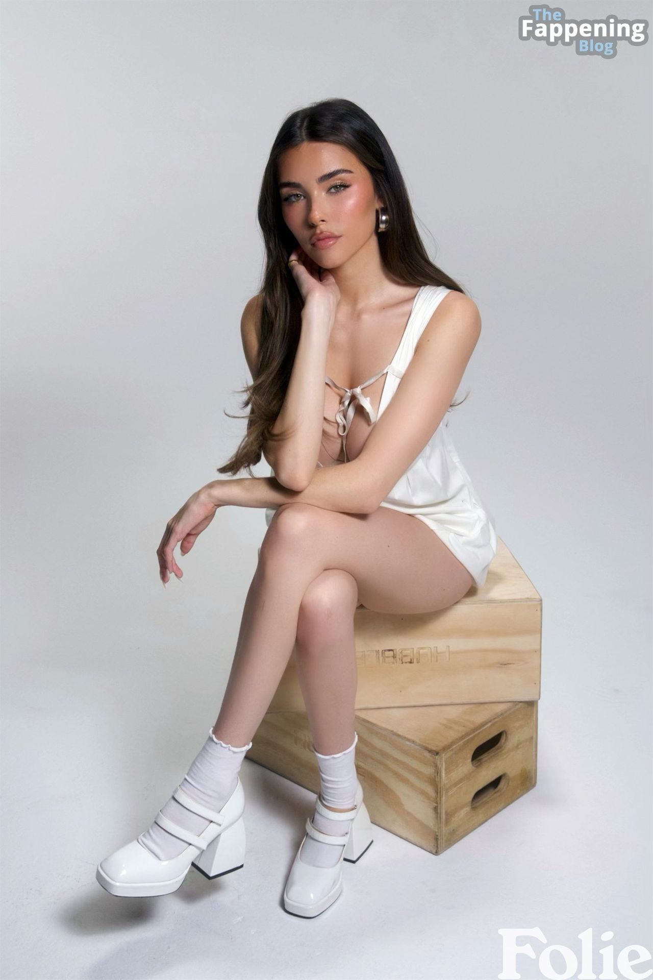 Madison Beer Displays Her Sexy Legs &amp; Cleavage for Folie Magazine (6 Photos)
