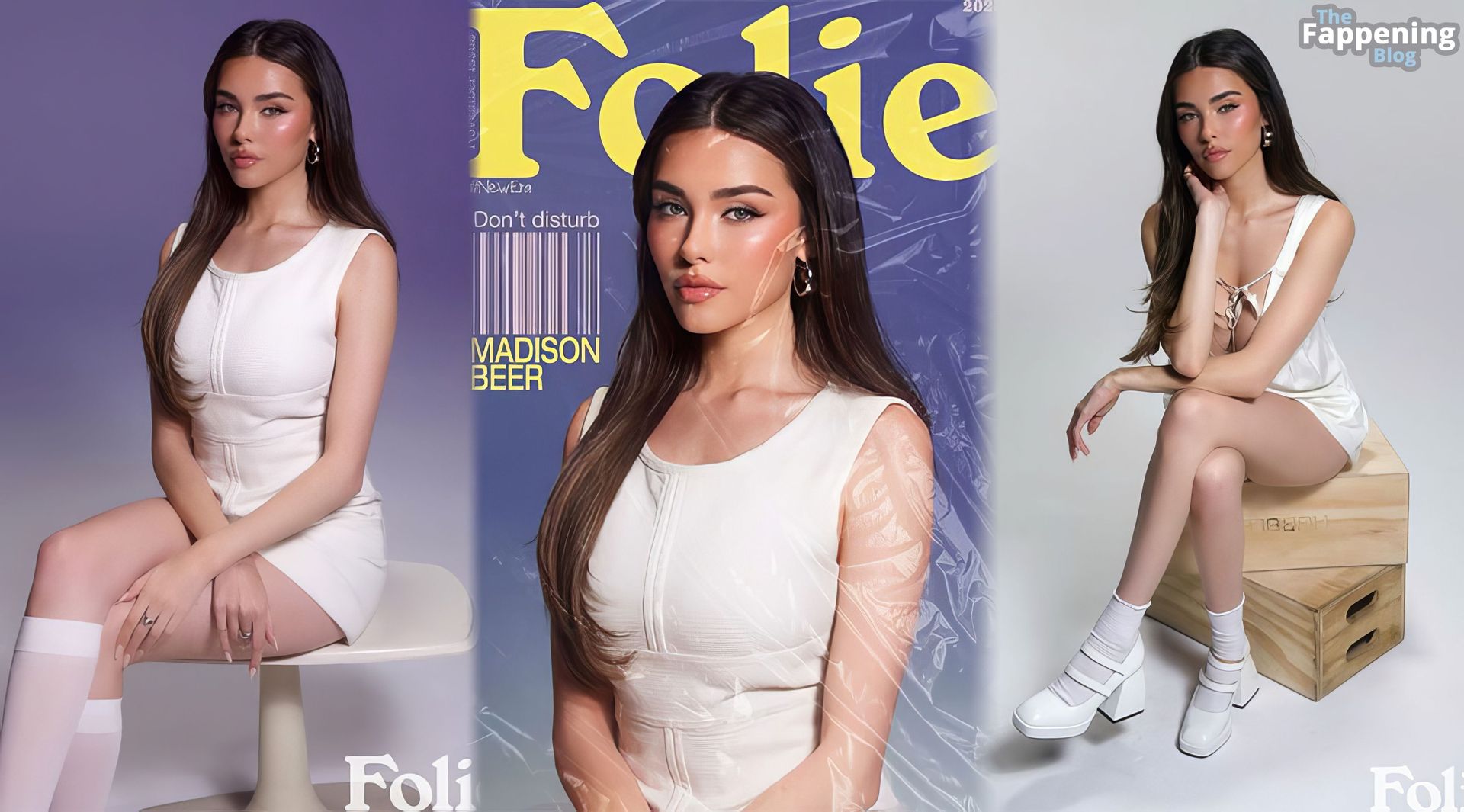 Madison Beer Displays Her Sexy Legs &amp; Cleavage for Folie Magazine (6 Photos)