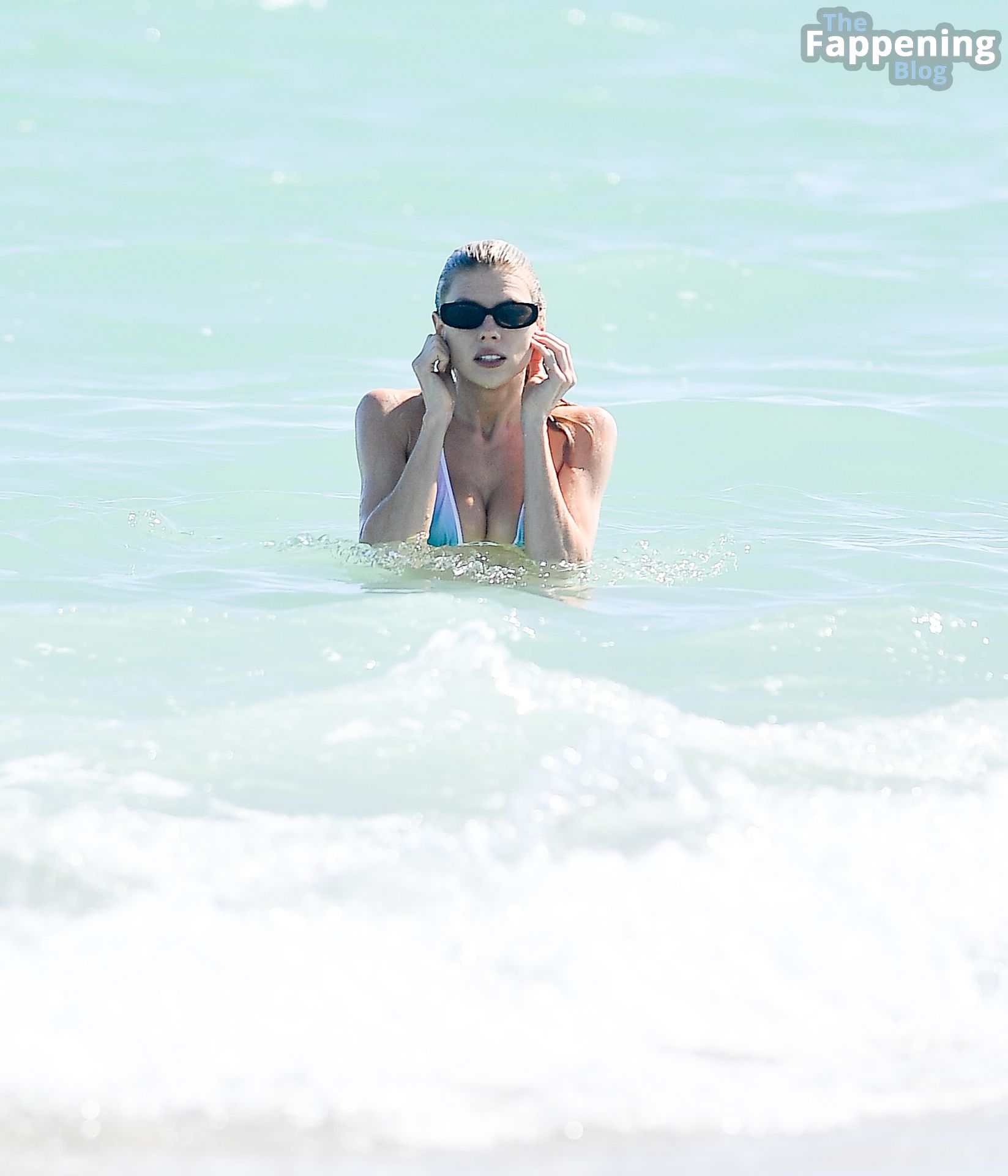 Charlotte McKinney Shows Off Her Sexy Bikini Body on The Beach in Miami (128 Photos)