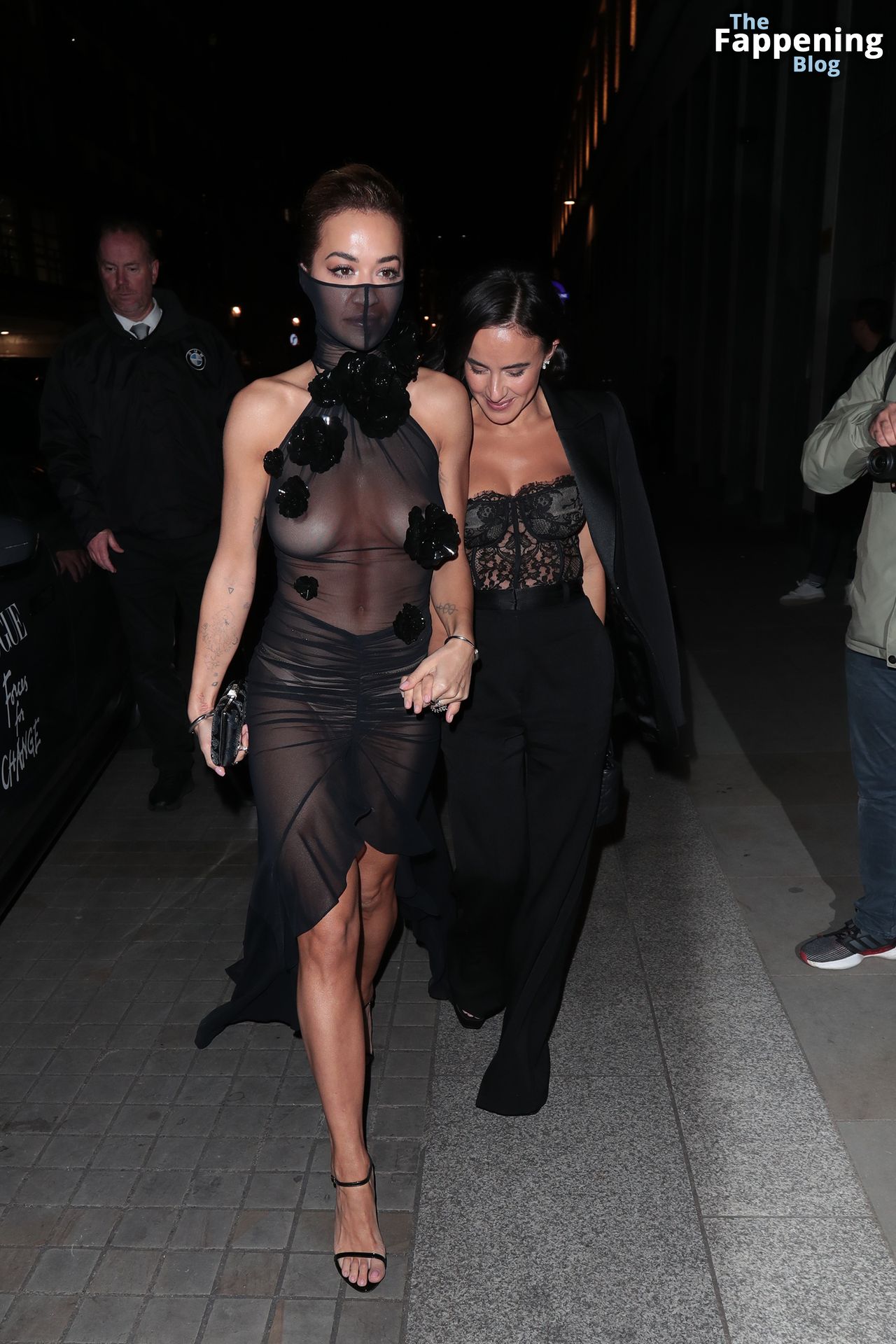 Rita Ora Shows Off Her Nude Boobs at British Vogue’s 2023 “Forces For Change” Party (37 Photos)