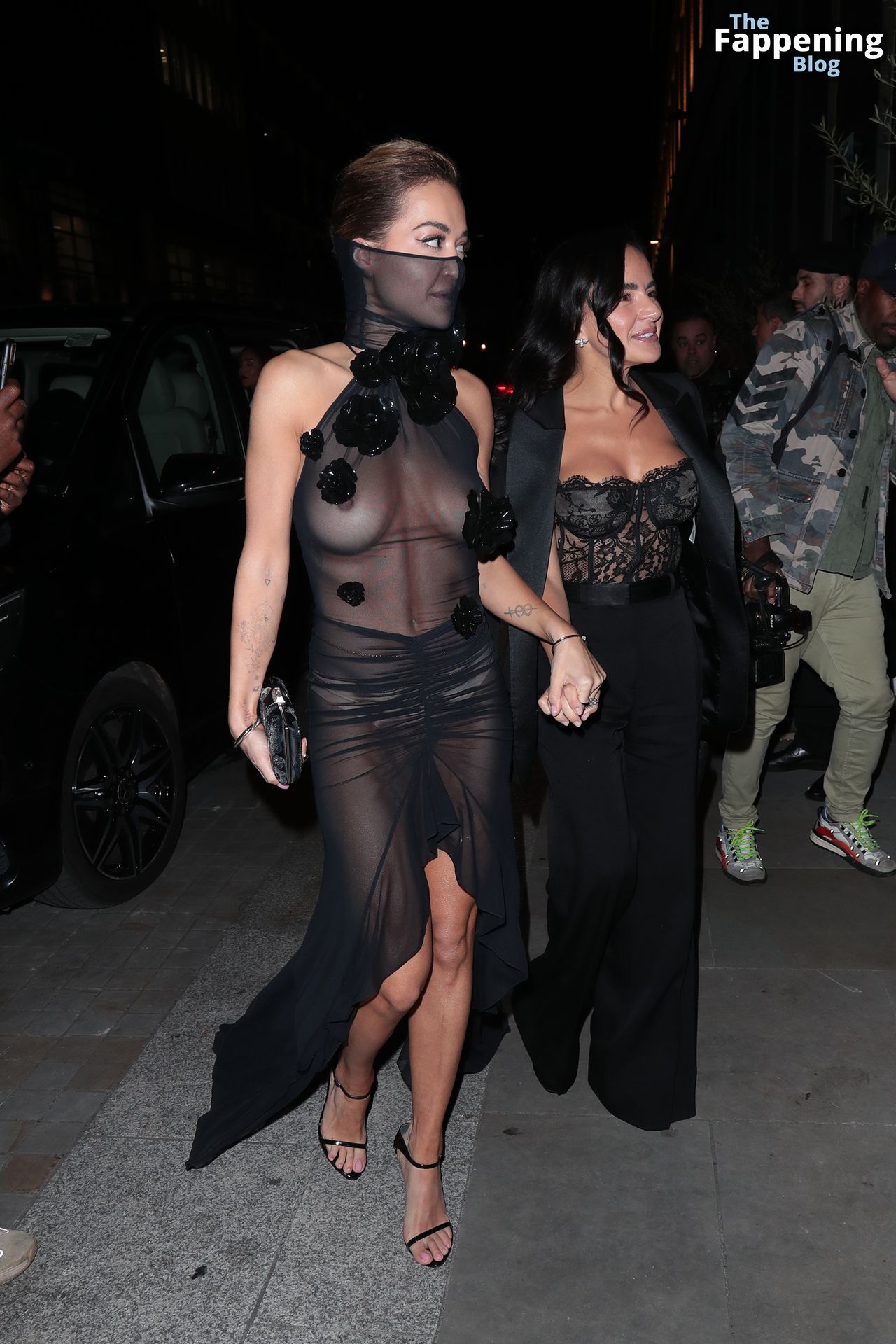 Rita Ora Shows Off Her Nude Boobs at British Vogue’s 2023 “Forces For Change” Party (37 Photos)