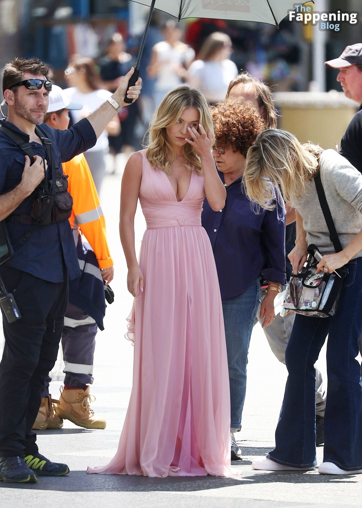 Sydney Sweeney Dazzles on Bondi Set in a Pink Gown (78 Photos)