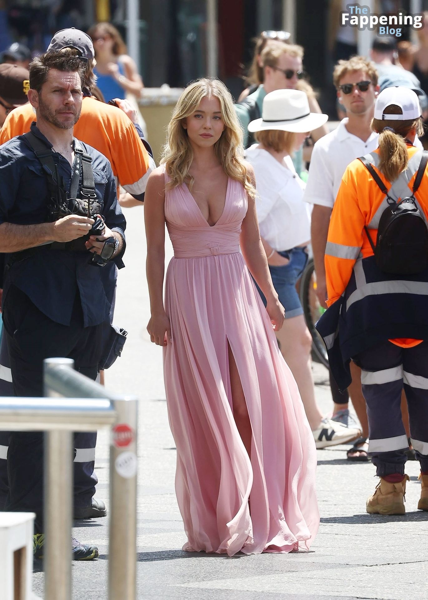 Sydney Sweeney Dazzles on Bondi Set in a Pink Gown (78 Photos)