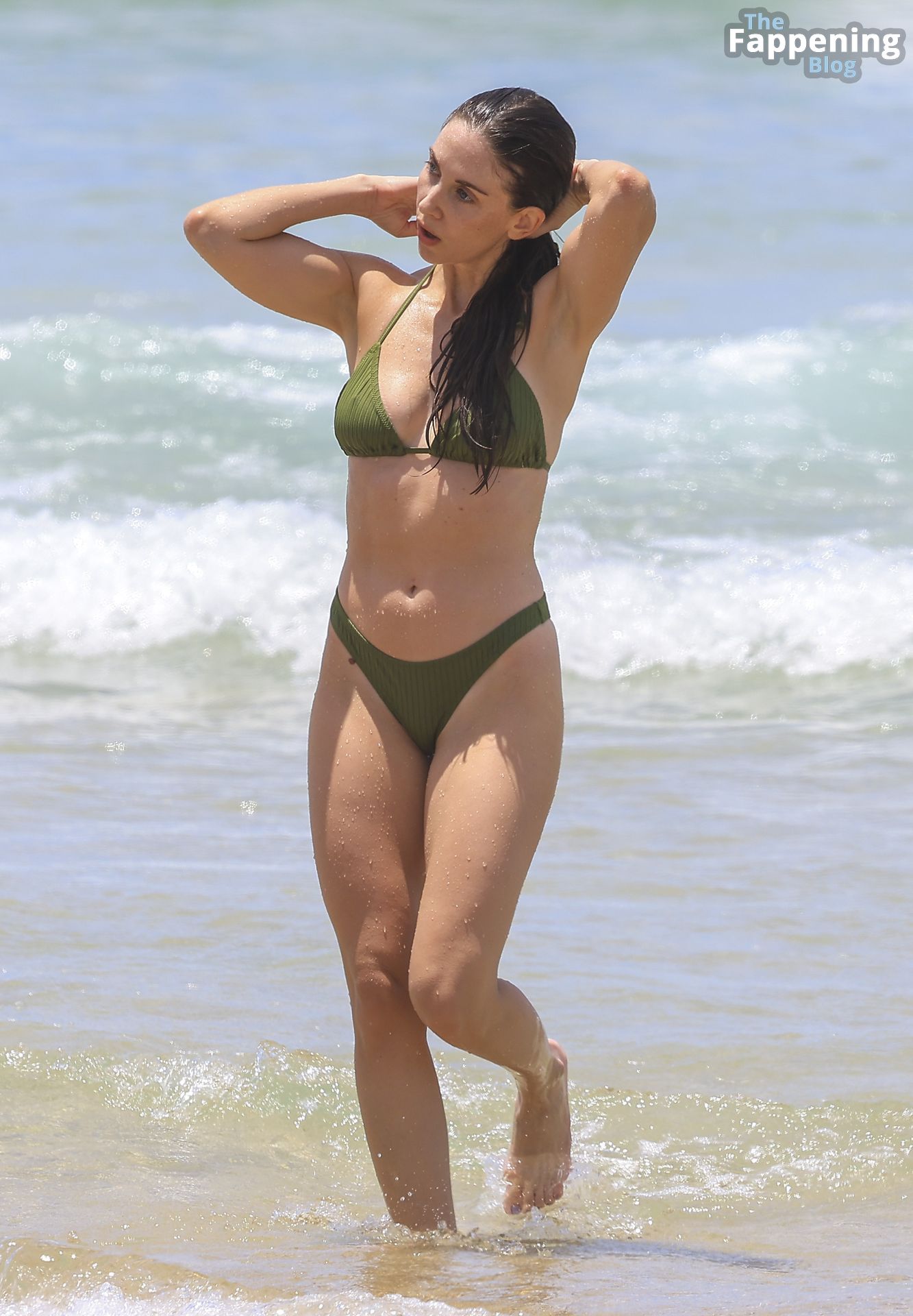 Alison Brie is Seen on Australia’s Gold Coast Enjoying a Beach Day by Herself (46 Photos)