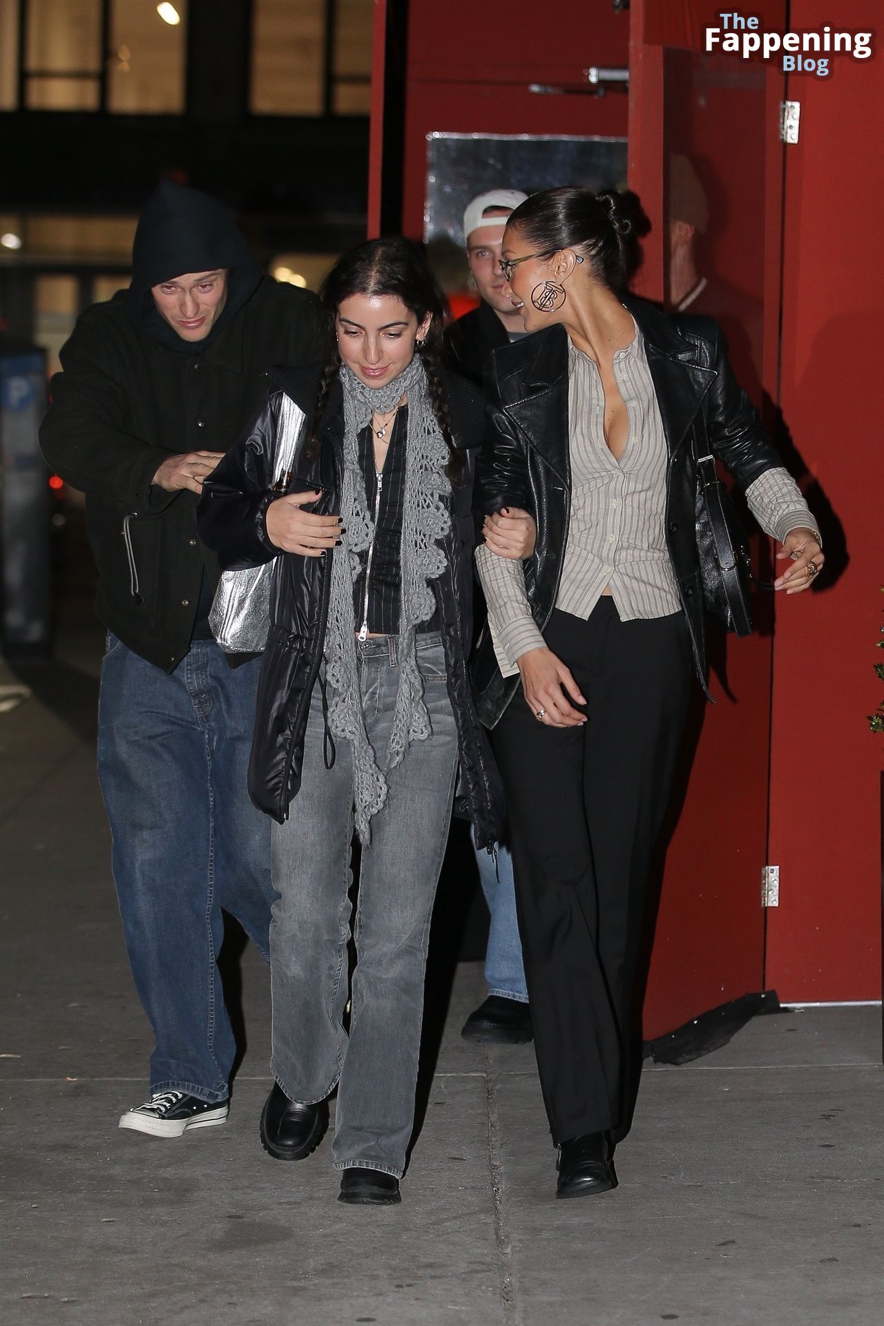 Bella Hadid Radiates Style and Joy in Burberry Earrings Leaving Zero Bond in New York (102 Photos)