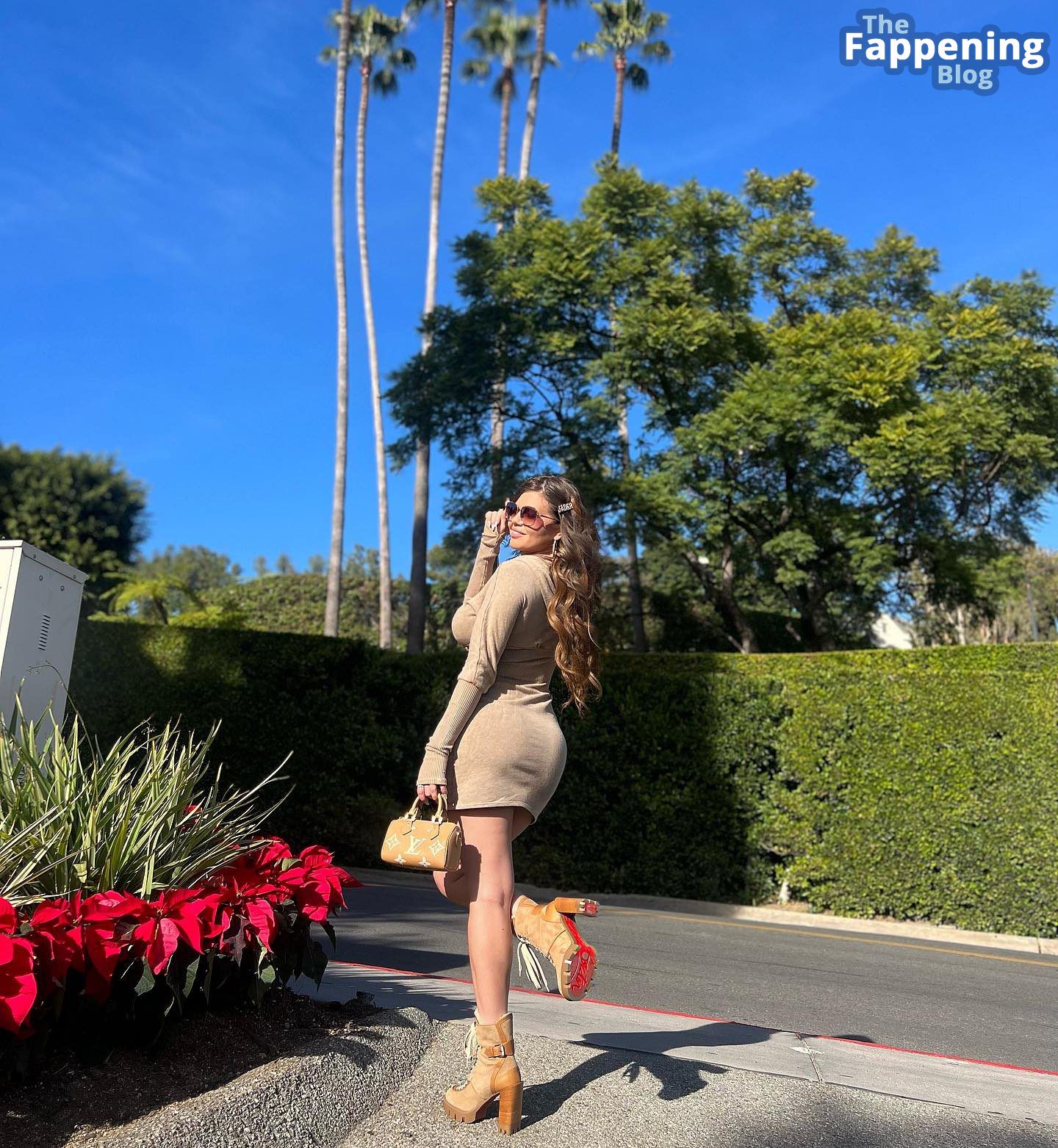 Chanel West Coast Shows Off Her Sexy Legs &amp; Boobs in a Short Dress (6 Photos)