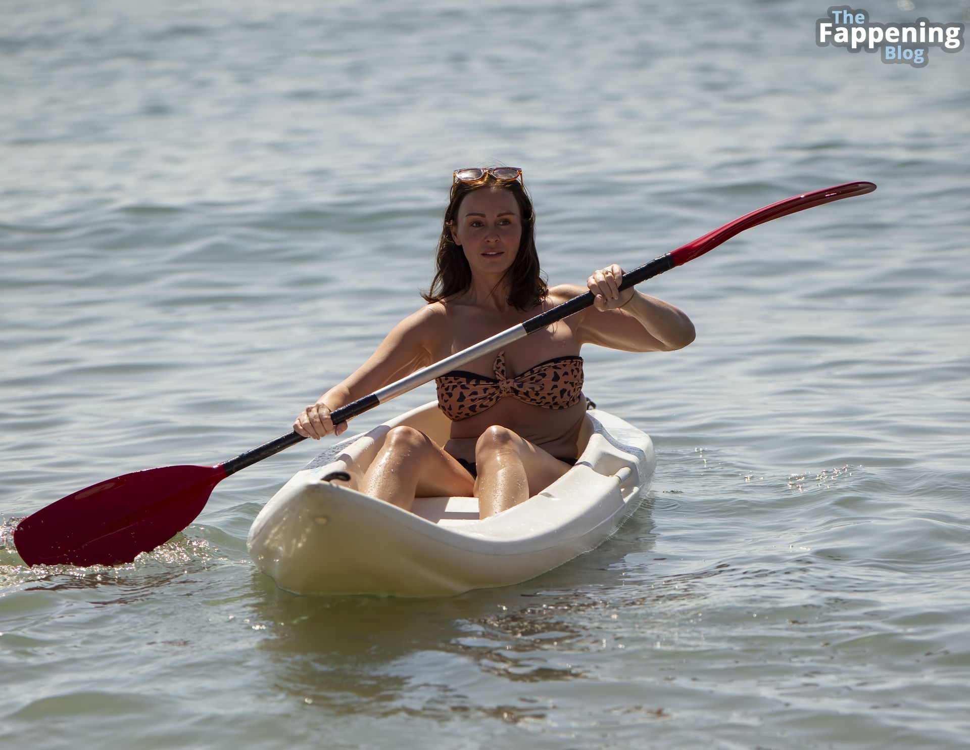 Chanelle Hayes Tries Her Hand at Kayaking as She Holidays in Spain (22 Photos)