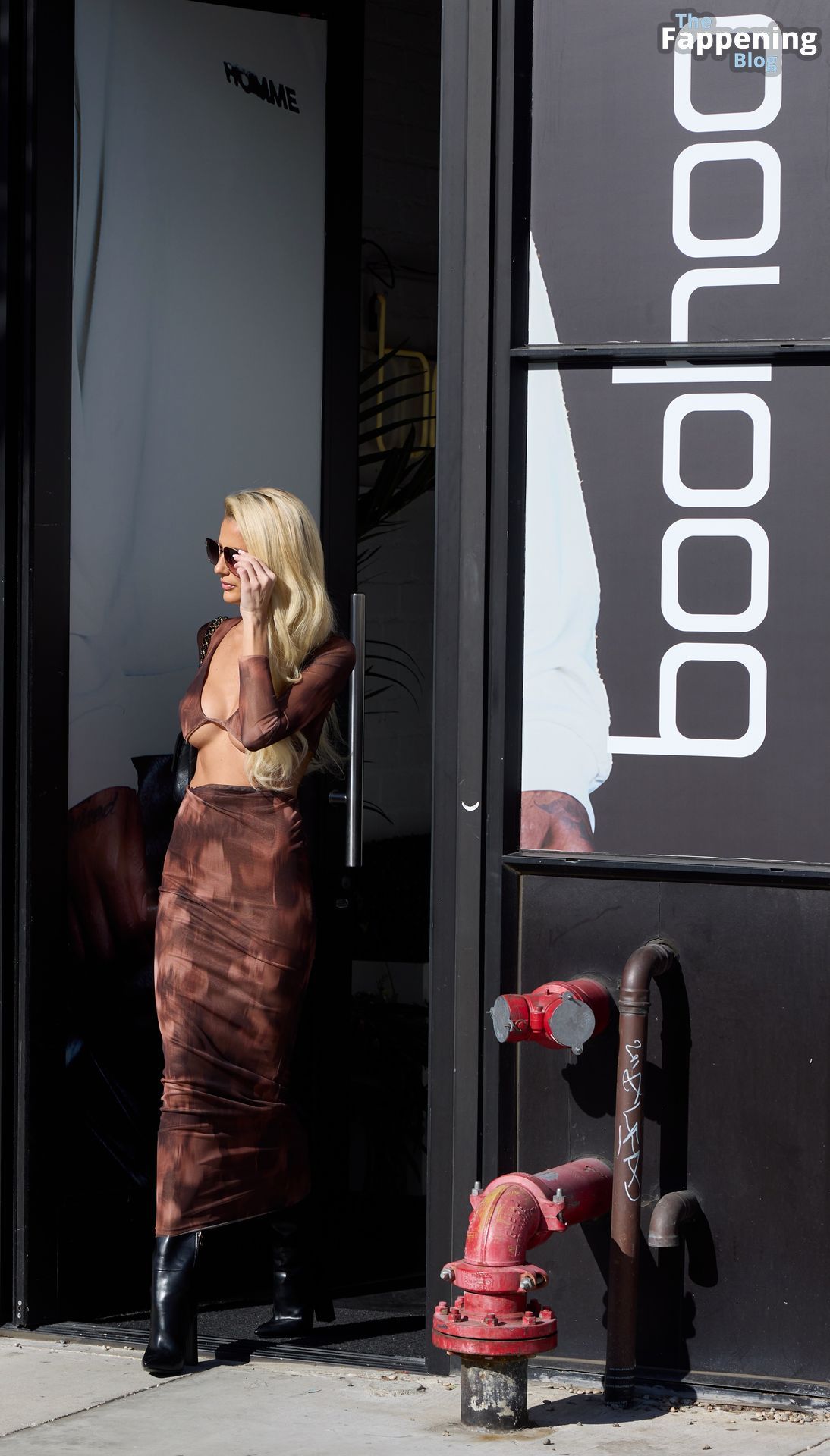 Emma Hernan Sets the Sidewalk Alight in West Hollywood as She Visits Boohoo Showroom (21 Photos)