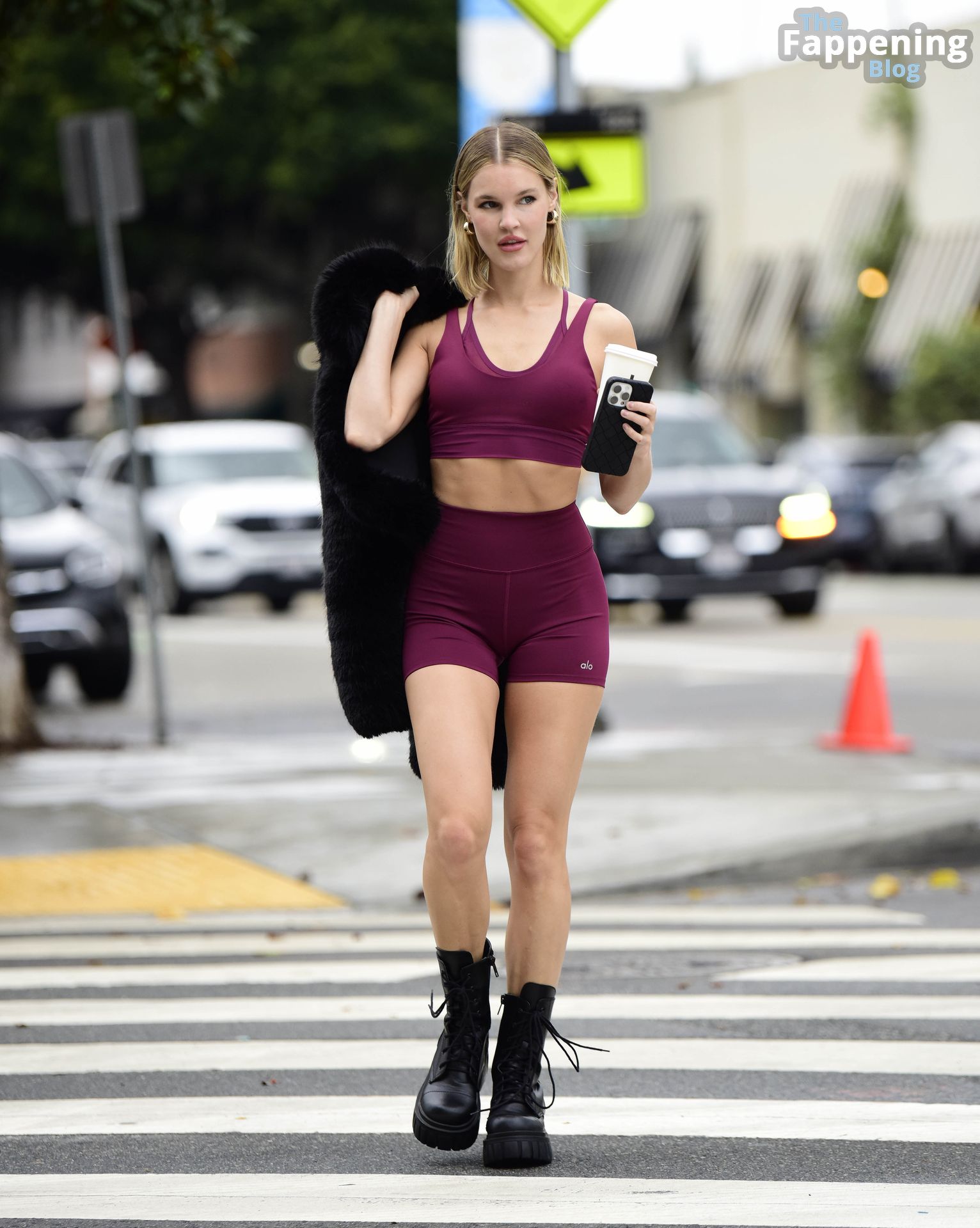 Joy Corrigan is Pictured After a Workout at Alo Yoga in LA (22 Photos)
