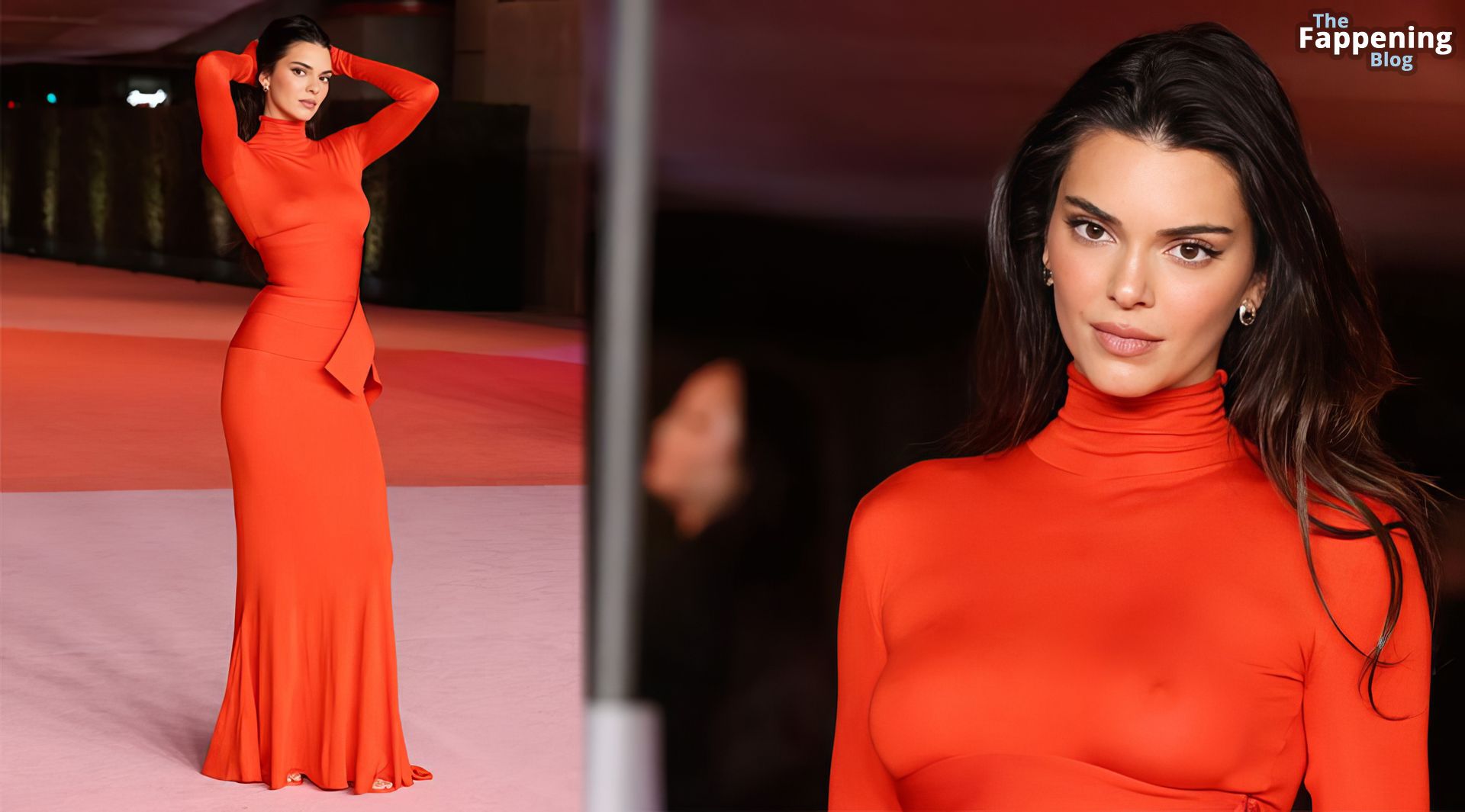 Kendall Jenner Displays Her Tits at the Academy Museum of Motion Pictures 3rd Annual Gala (46 Photos)